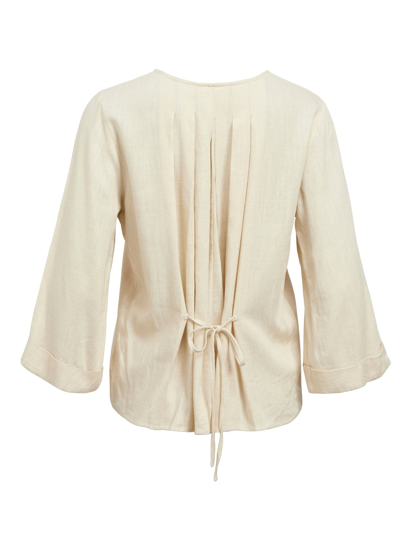 Object OBJAYA 3/4 LO V-NECK TOP 138 Sandshell 2900156199024