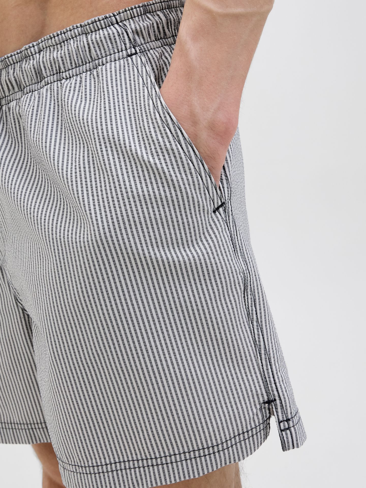 Jack & Jones JPSTMAUI JJSWIM SEERSUCKER AKM  SN Navy Blazer 2900156213027