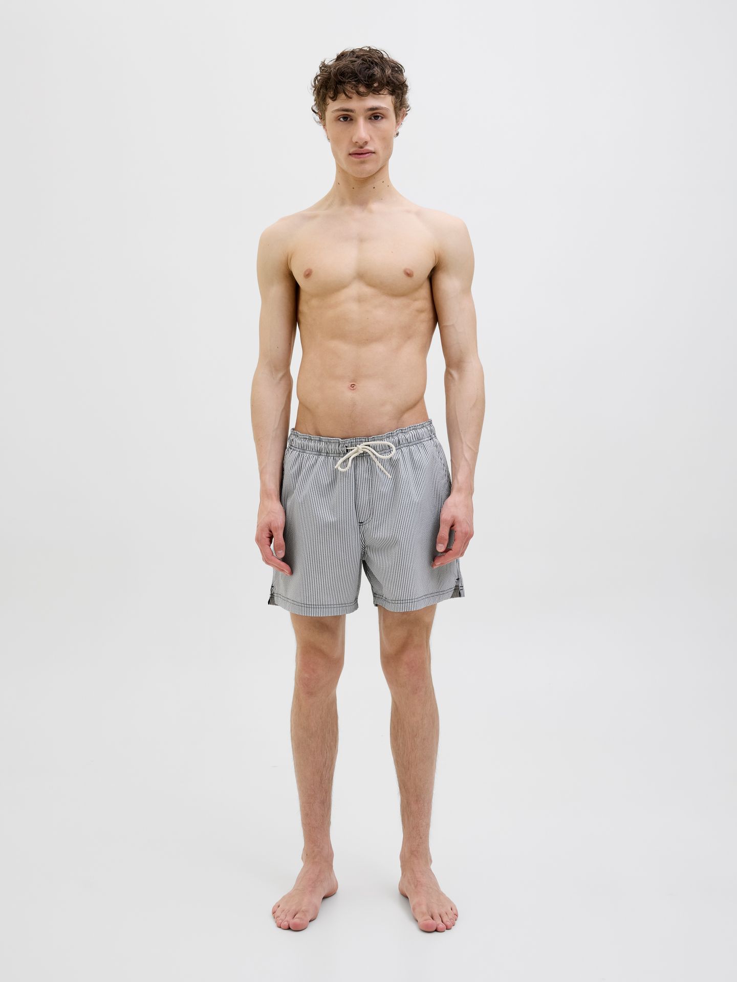 Jack & Jones JPSTMAUI JJSWIM SEERSUCKER AKM  SN Navy Blazer 2900156213027