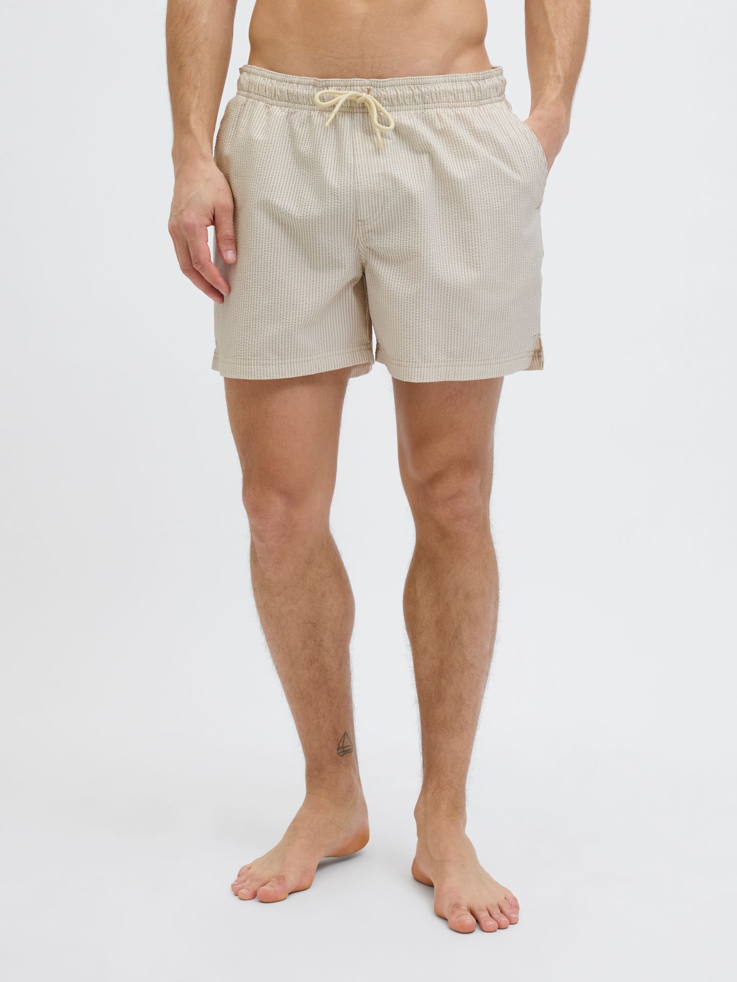 Jack & Jones JPSTMAUI JJSWIM SEERSUCKER AKM  SN Moonbeam 2900156487022