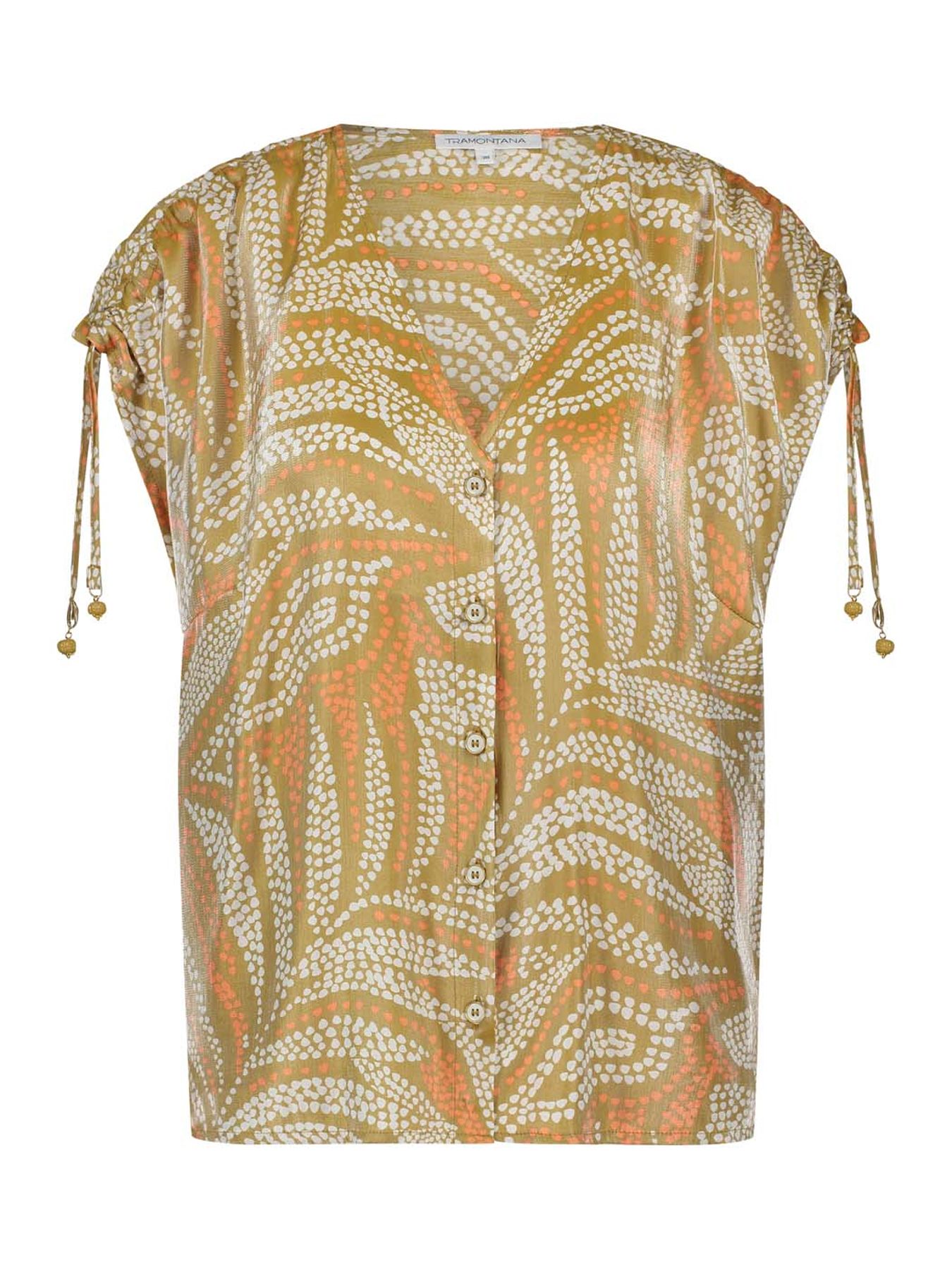 Tramontana Blouse Summer Safari Print Bronze 099996 2900156214031