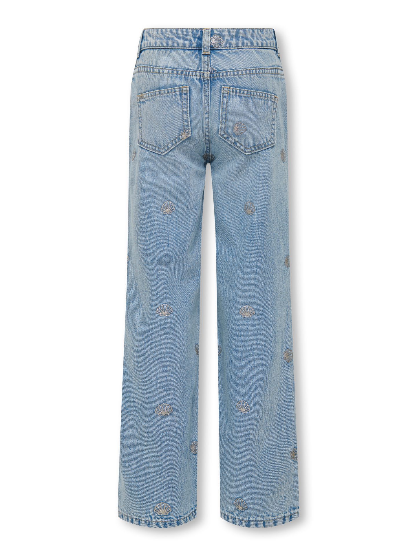 Only KOGJUICY HW WIDE LEG SEASHELL DNM Light Blue Denim/GLITTER SEASHELLS 2900156222050 Only KOGJUICY HW WIDE LEG SEASHELL DNM Light Blue Denim/GLITTER SEASHELLS 2900156222050