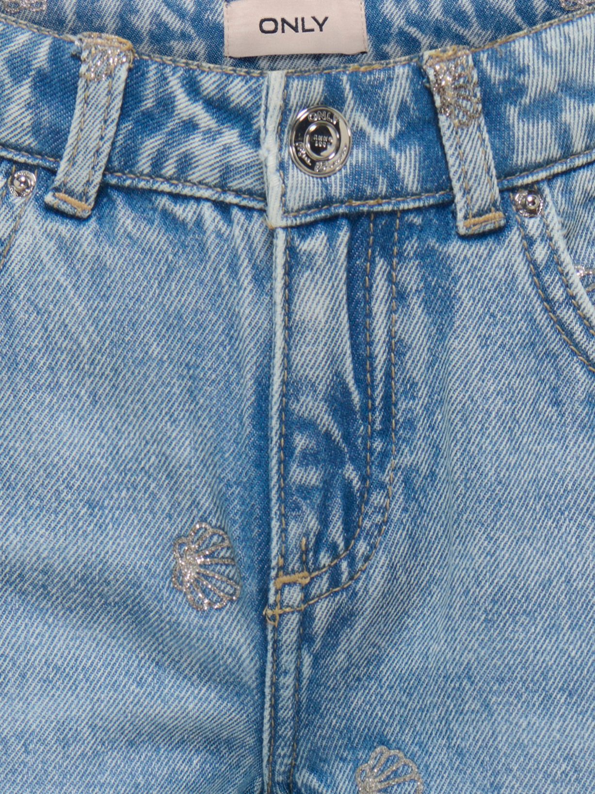 Only KOGJUICY HW WIDE LEG SEASHELL DNM Light Blue Denim/GLITTER SEASHELLS 2900156222050 Only KOGJUICY HW WIDE LEG SEASHELL DNM Light Blue Denim/GLITTER SEASHELLS 2900156222050