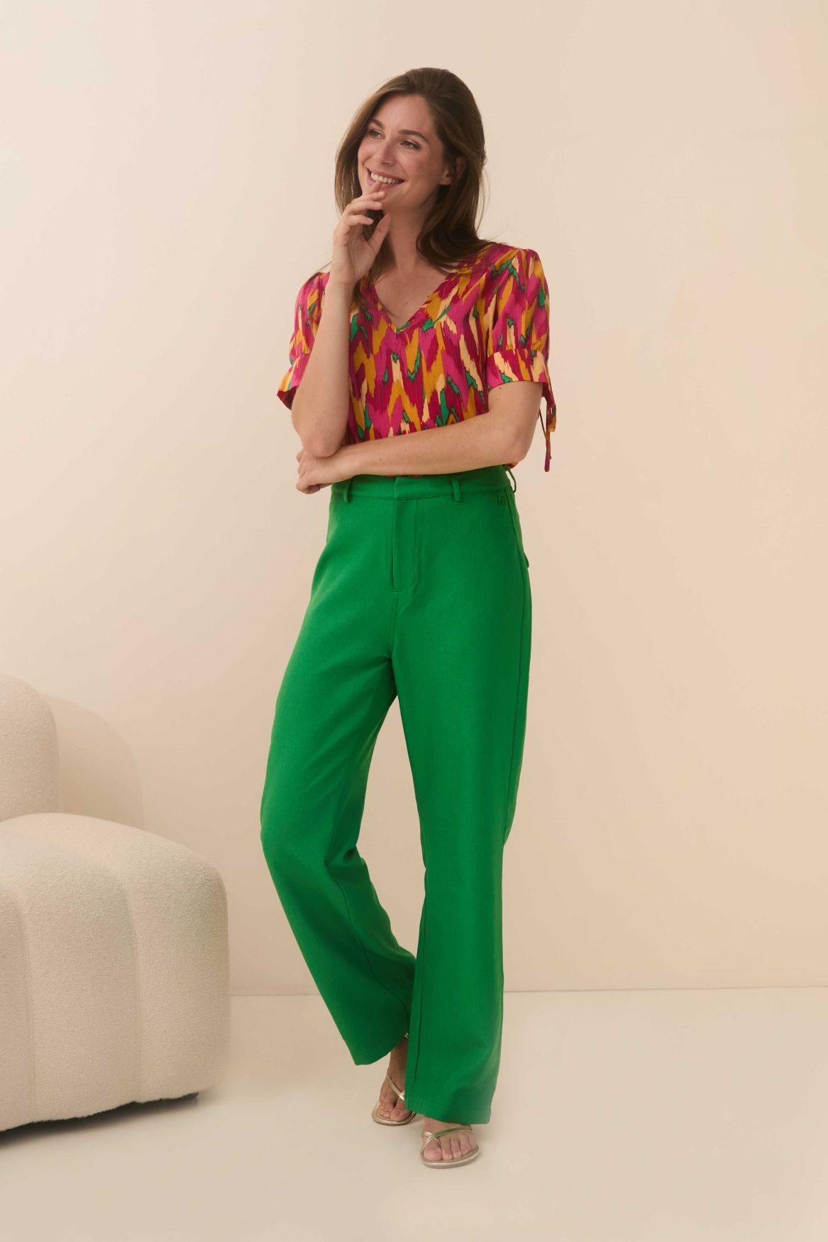 Lofty Manner Blouse Imani 810 multi color print 2900156238037