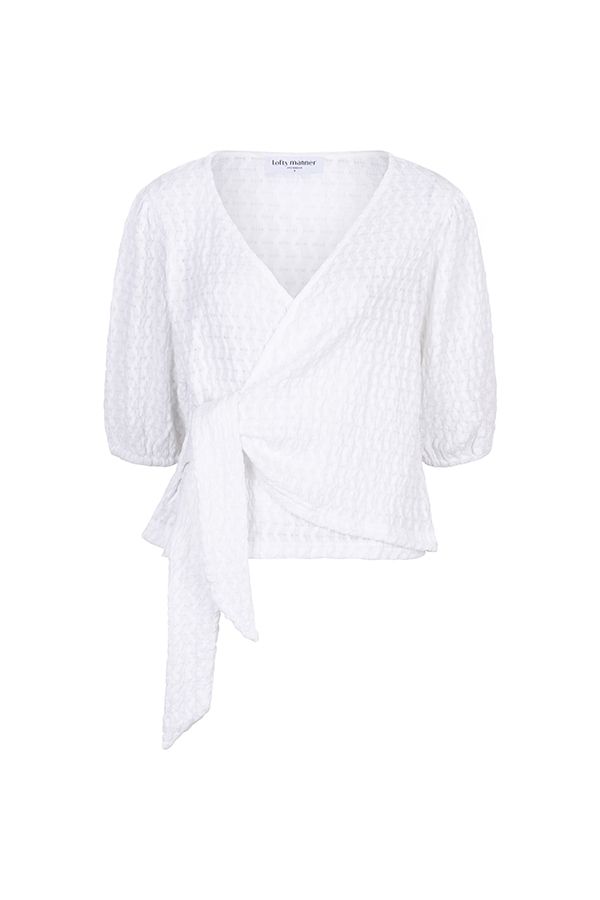 Lofty Manner Top Jina 100 white 00113119-EKA26013300000001