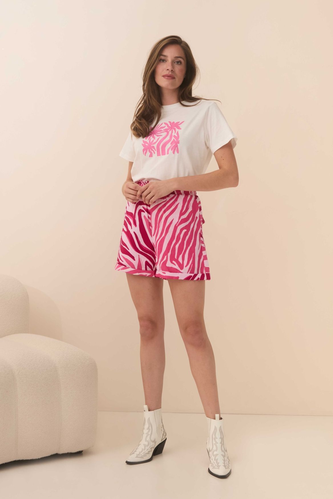 Lofty Manner T-shirt Marieke 100 white 2900156248043