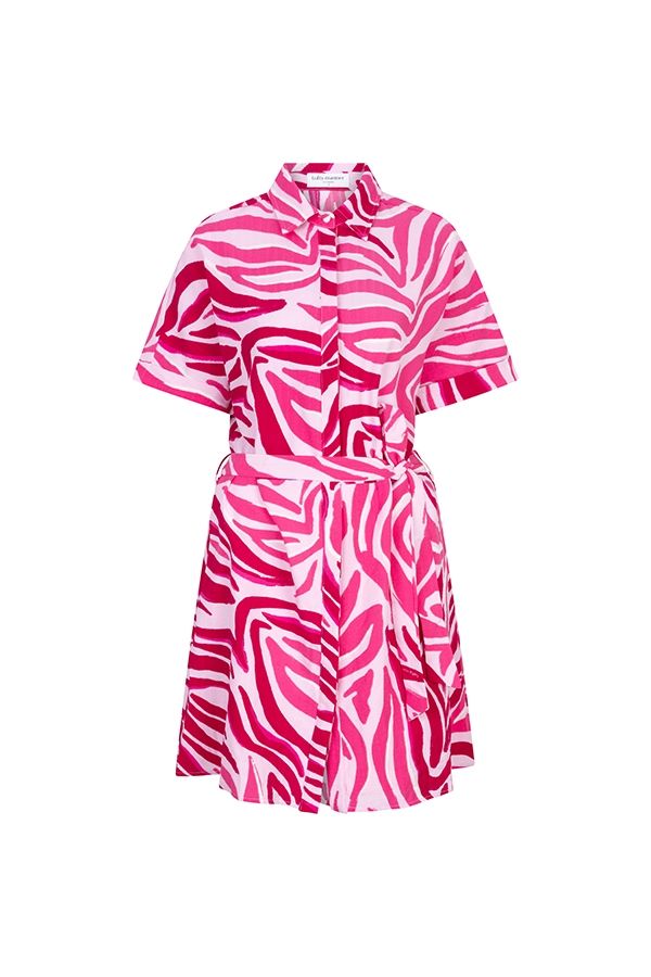 Lofty Manner Dress Nyah 784 logo zebra print 2900156250039