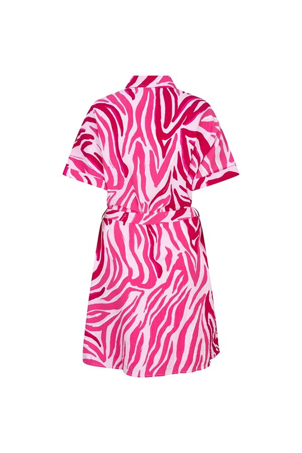 Lofty Manner Dress Nyah 784 logo zebra print 2900156250077