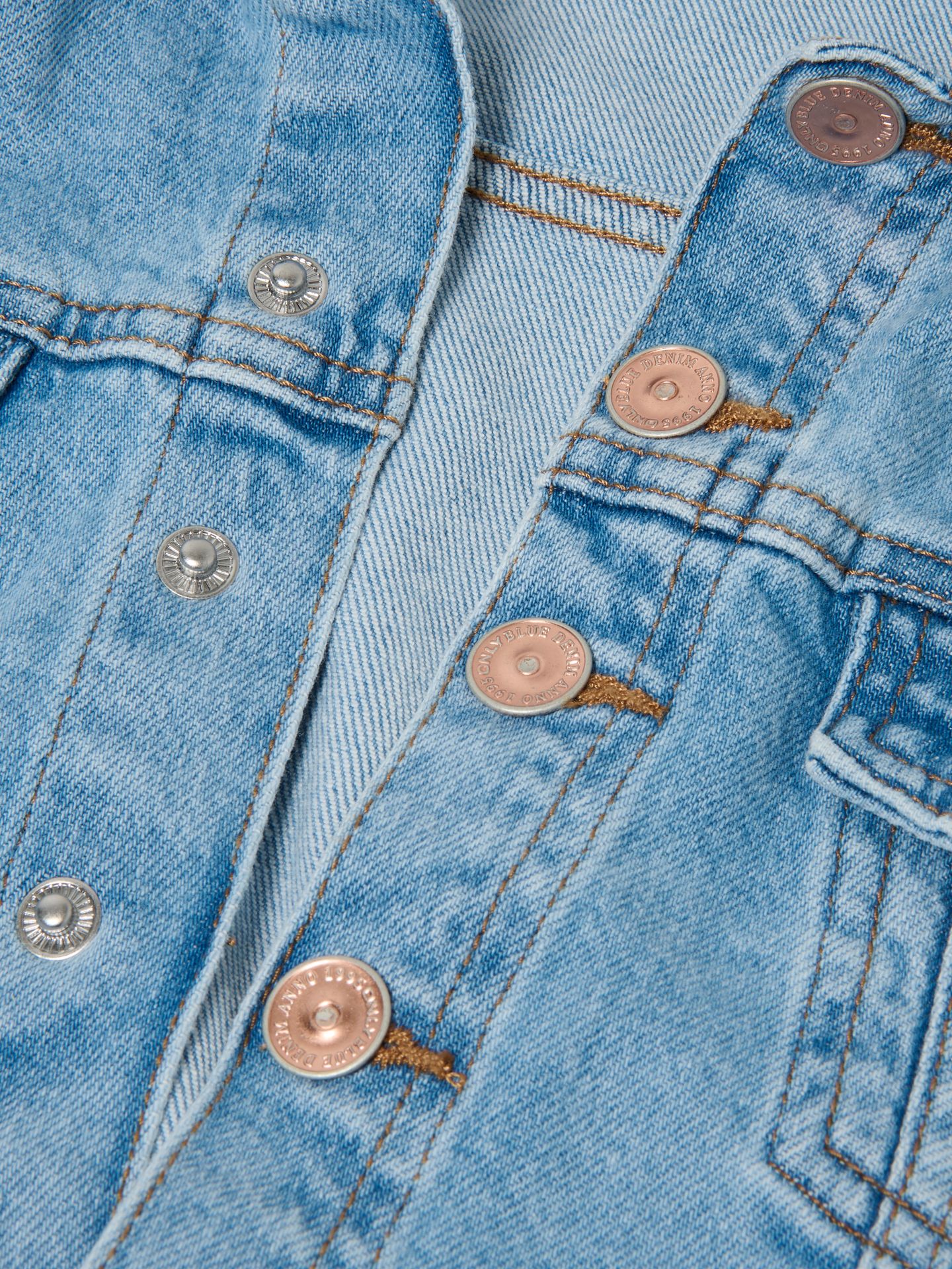 Only KOGCASTEL S/S PLAYSUIT DNM AZG Medium Blue Denim 2900156260038