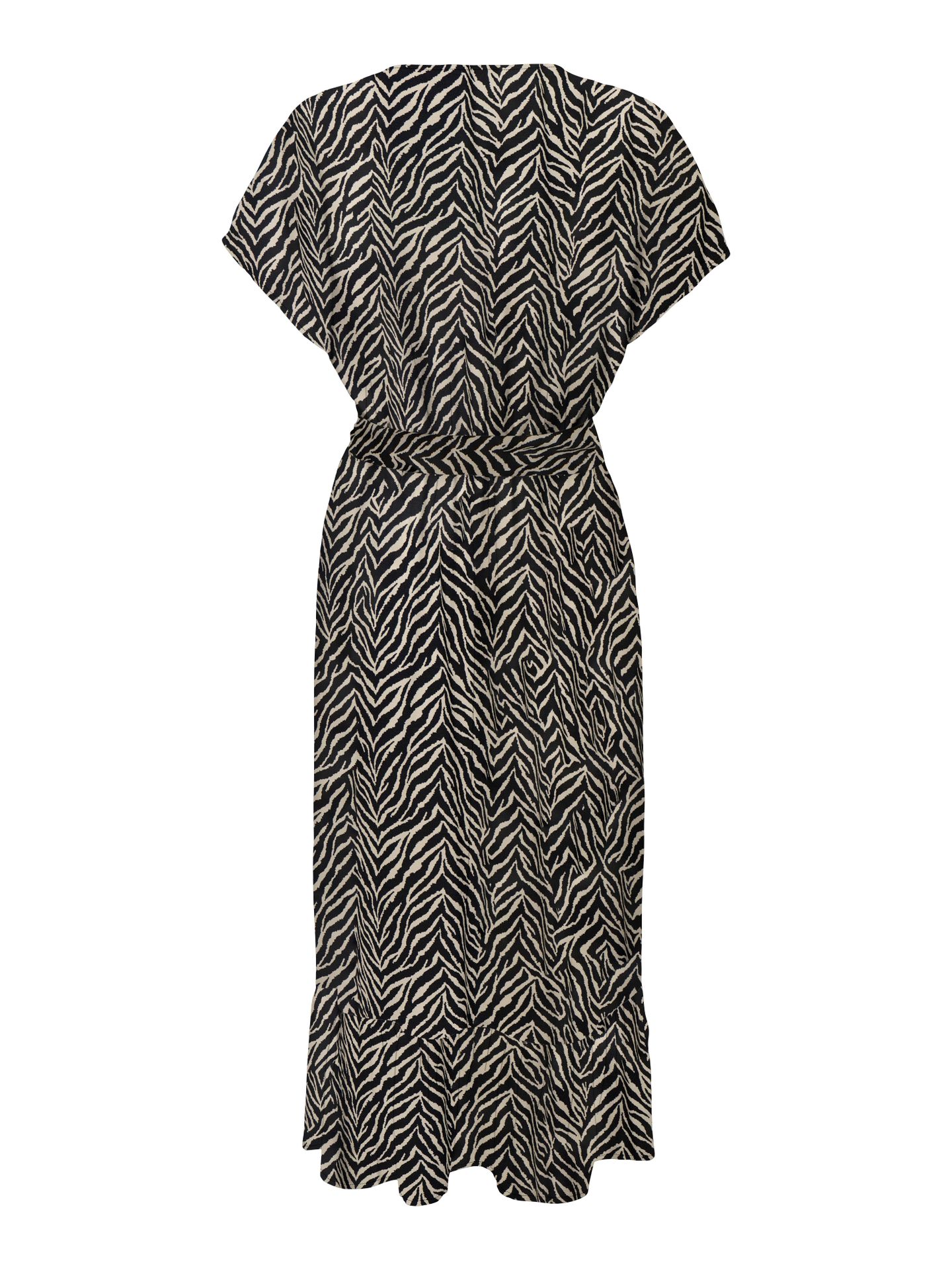 Only ONLZILLA ADELE LIFE SS LONG DRESS W Black/Flower Cattleya 00113138-EKA26011400000083