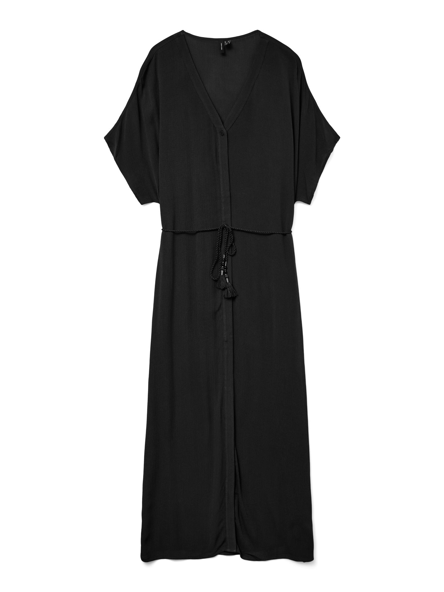 Vero Moda VMBENTE SS WIDE 7/8 SHIRT DRESS WVN Black 00113148-EKA26011400000025