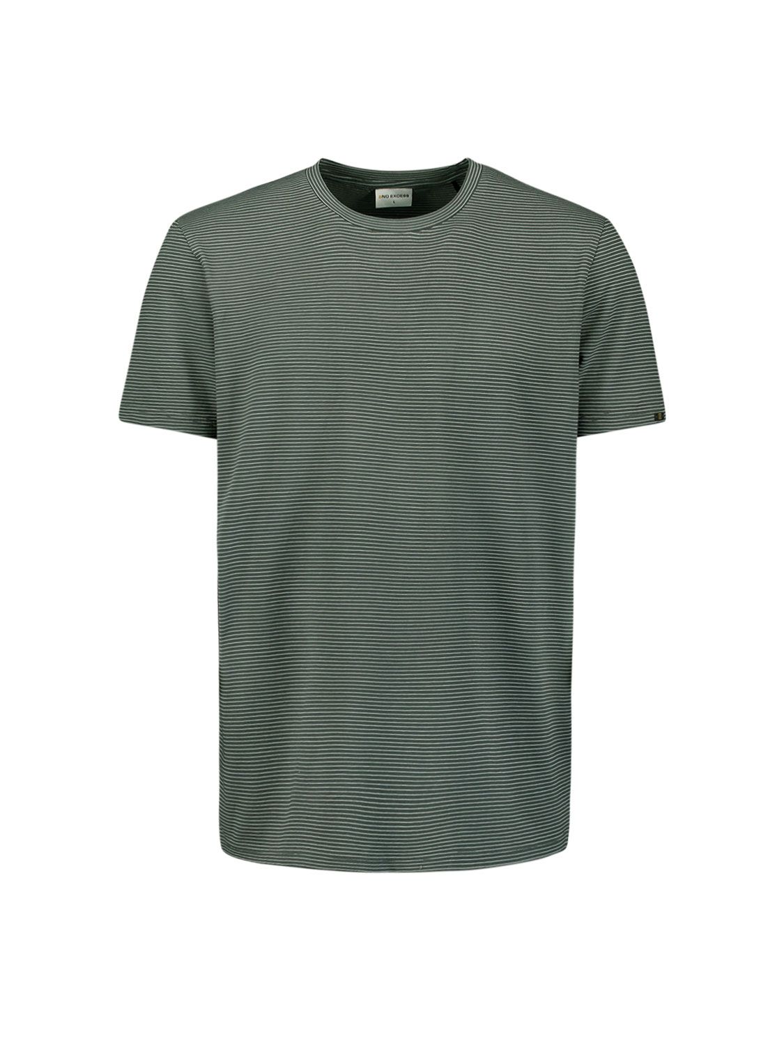 No Excess T-Shirt Crewneck Stripes 124 dark steel 00113163-EKA14000100000072