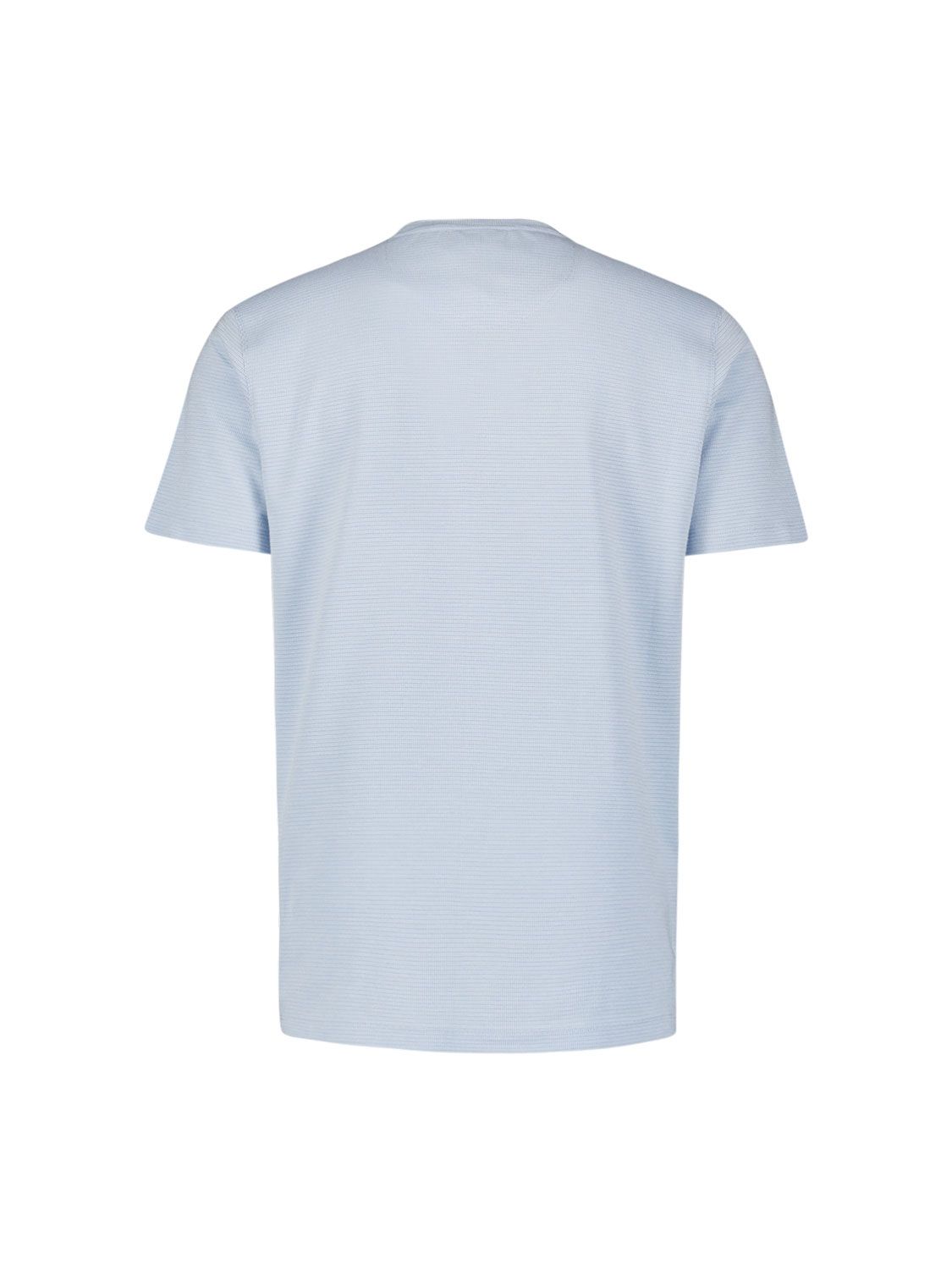 No Excess T-Shirt Crewneck Solid Relief Knit 134 sky 2900156301045