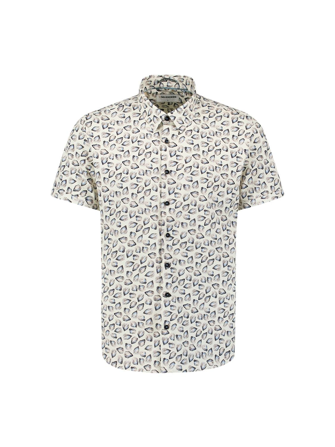 No Excess Shirt Short Sleeve Jersey Allover Printed 011 offwhite 00113168-EKA14000100000095