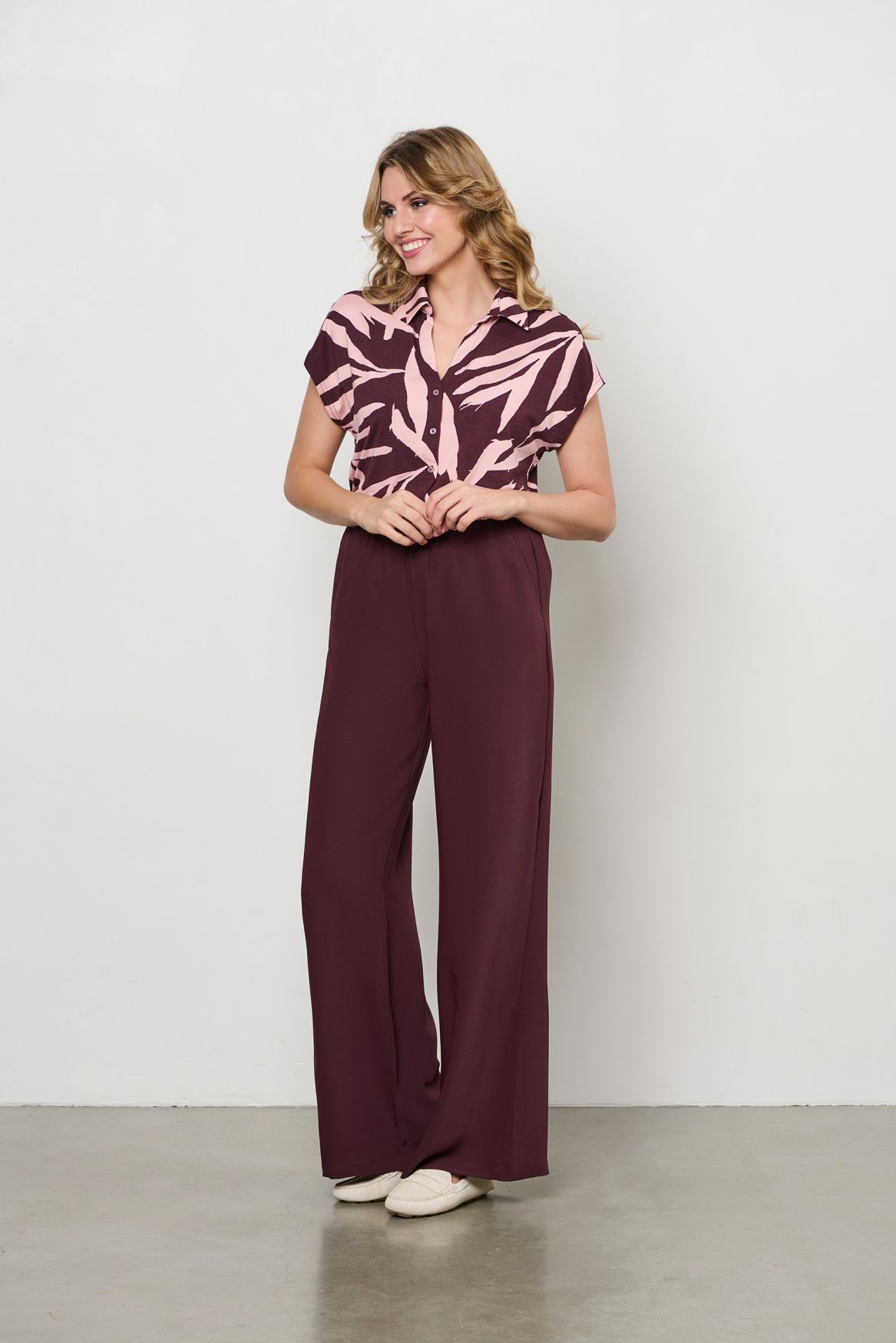 &Co Woman VALETTA LEAF 53105 pa-aubergine multi 2900156331066