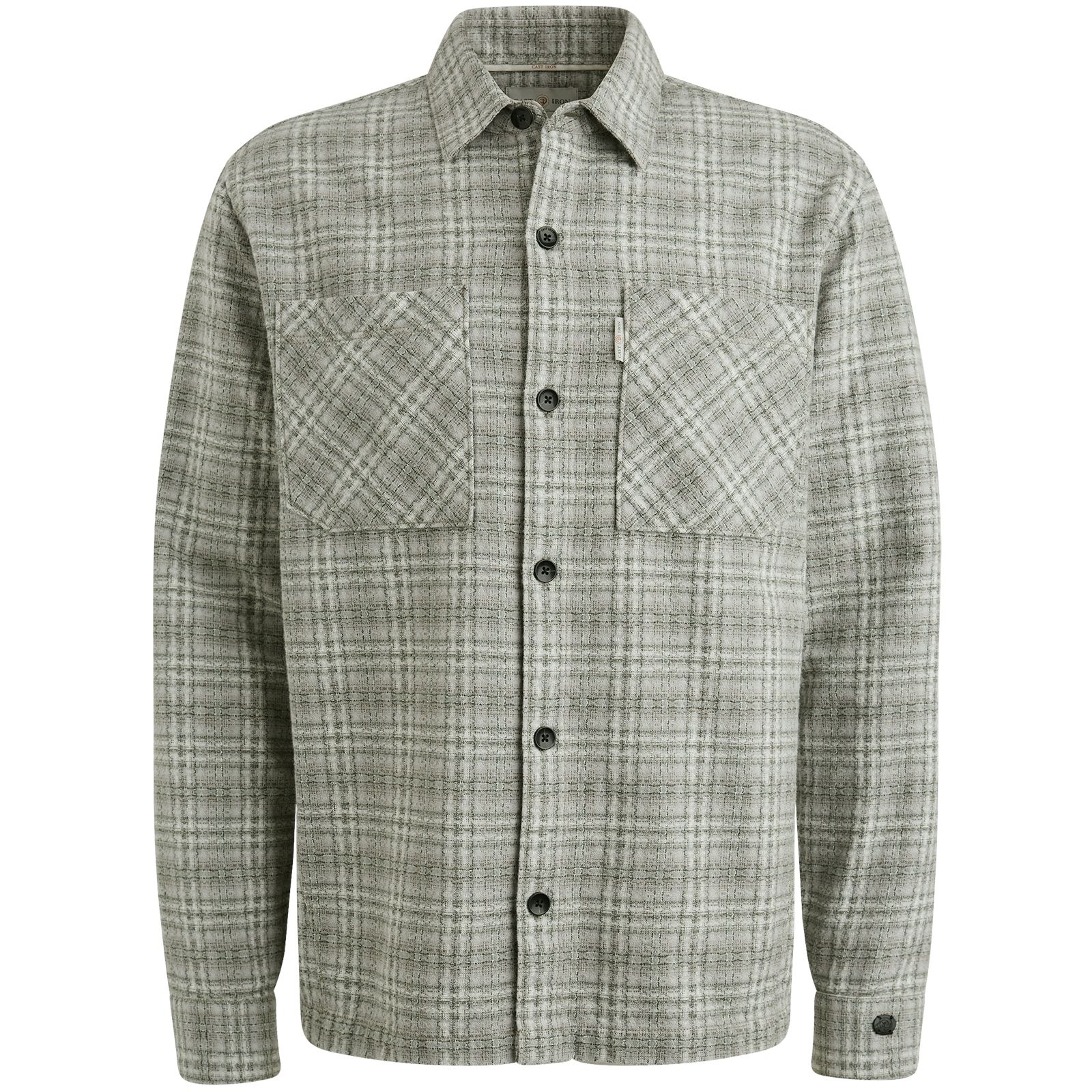 Cast Iron LONG SLEEVE SHIRT Dobby yarn dyed Drizzle 2900156346046