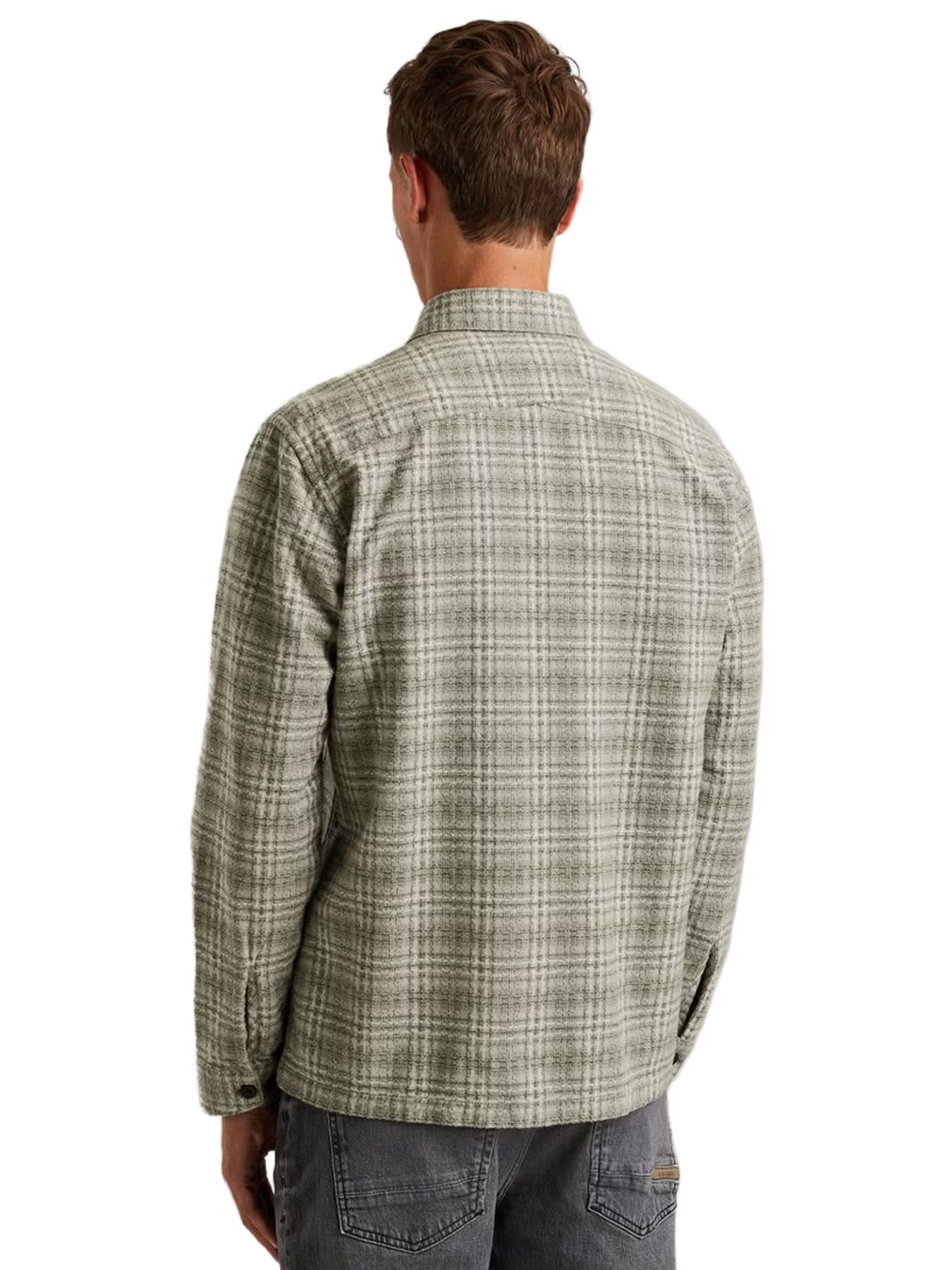 Cast Iron LONG SLEEVE SHIRT Dobby yarn dyed Drizzle 2900156346046