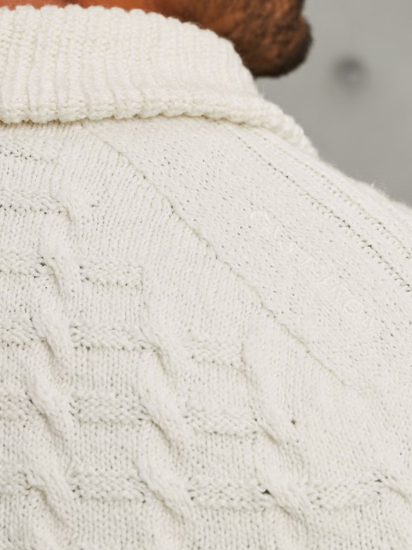 Cast Iron Half zip collar cotton boucle 9001 2900156348033