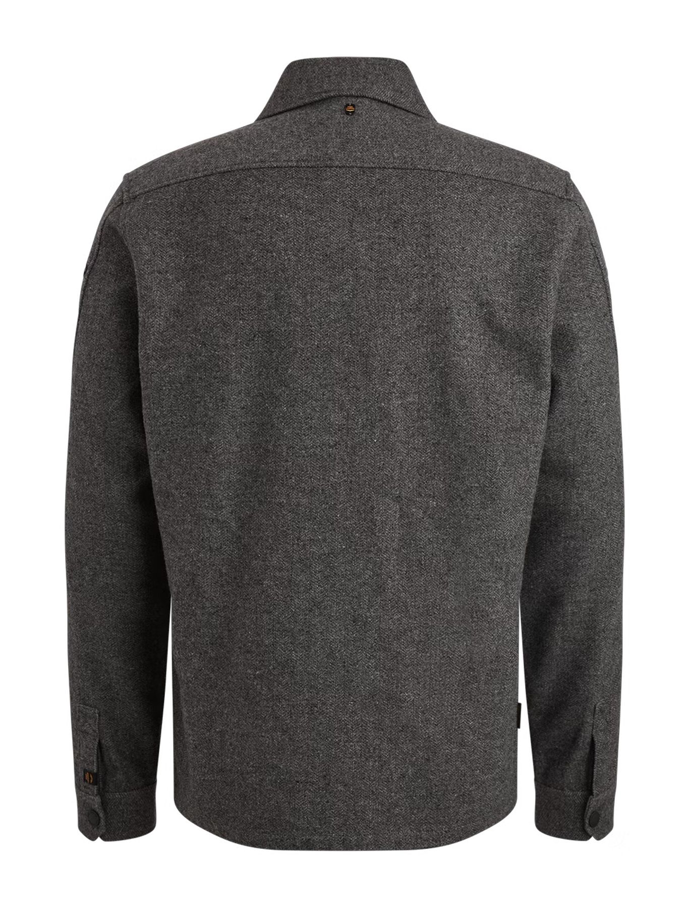 Pme Legend LONG SLEEVE SHIRT Woolblend Herrin White/Light Blue 2900156361025