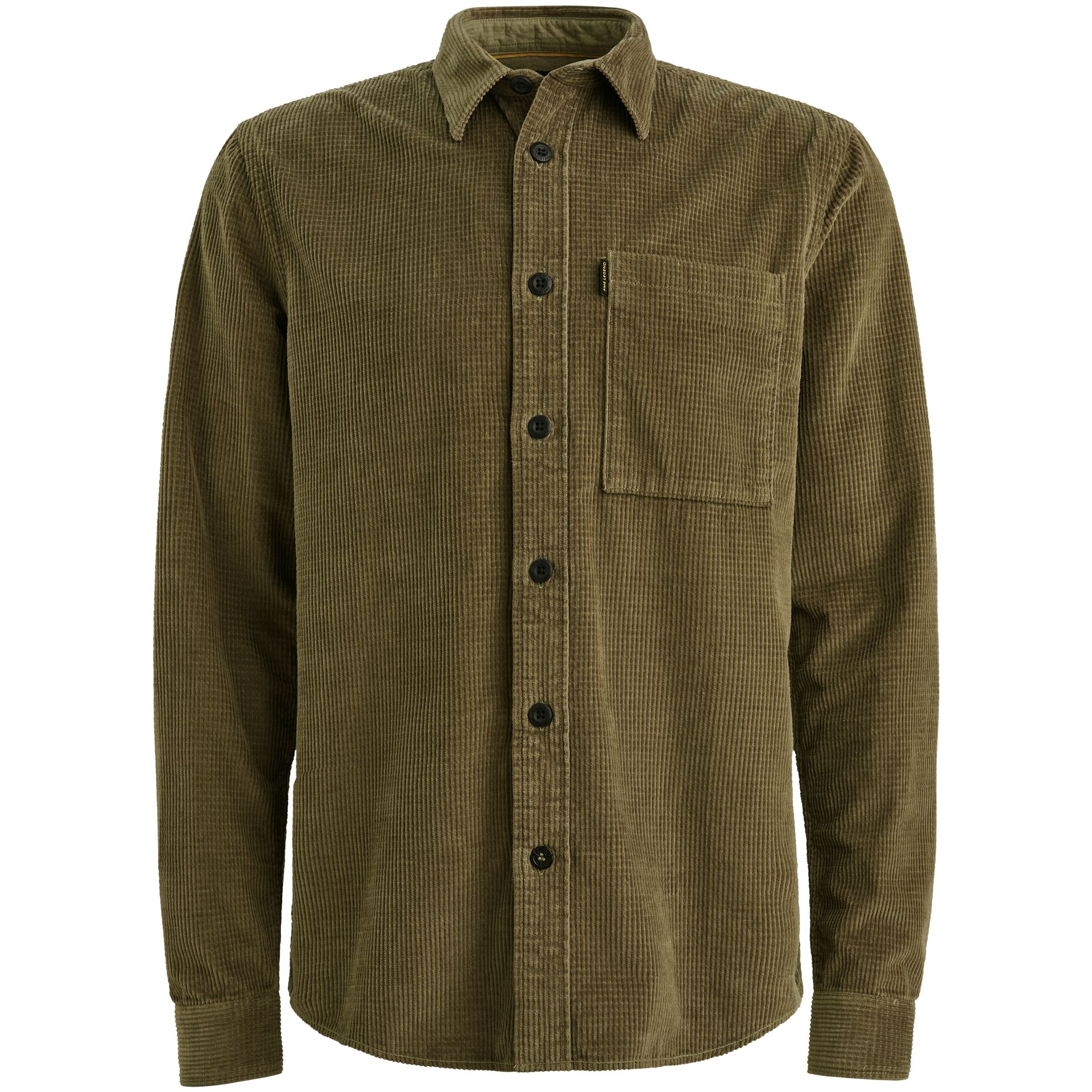 Pme Legend LONG SLEEVE SHIRT Dobby Cord Dusky Green 00113205-6389