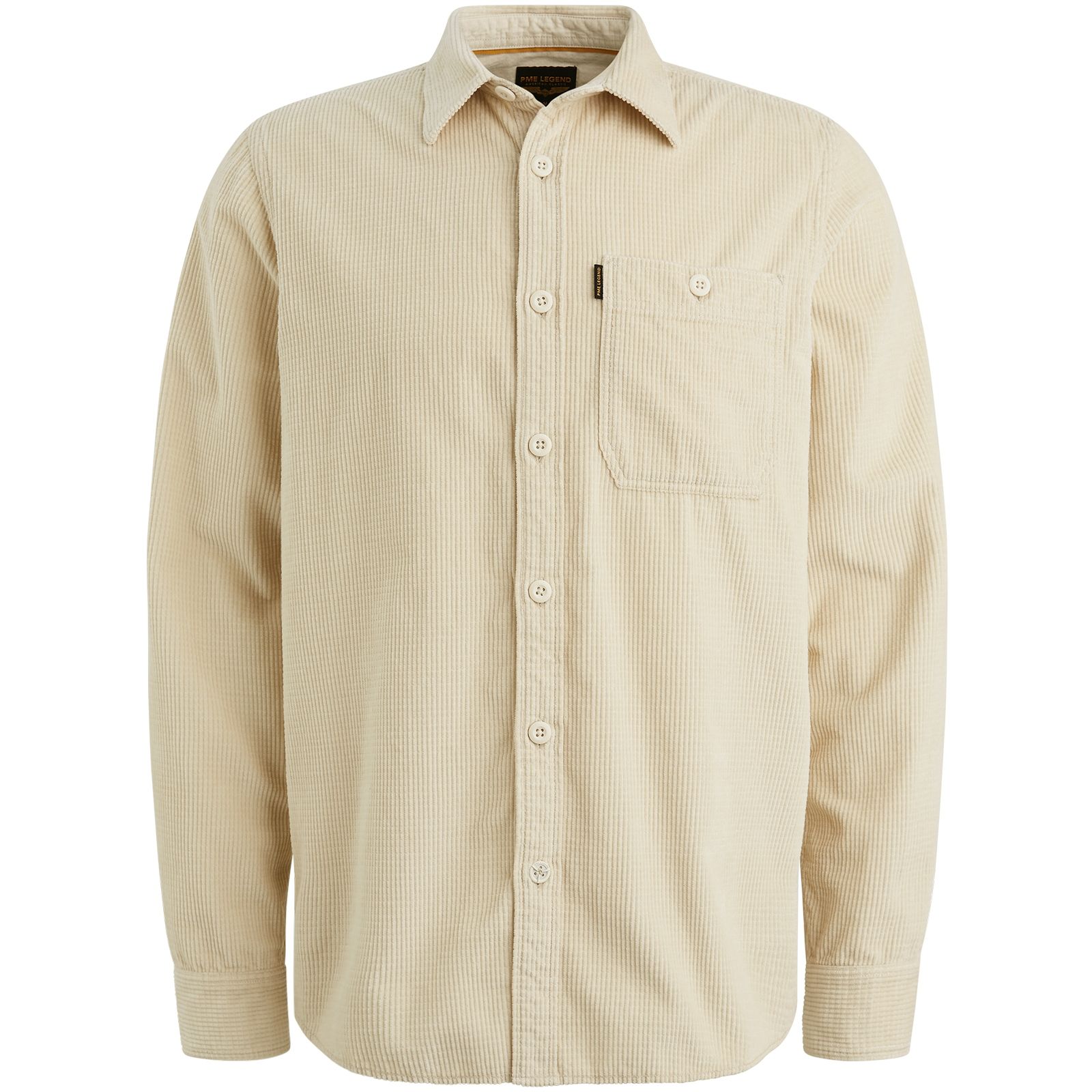 Pme Legend LONG SLEEVE SHIRT Dobby Cord Bone White 00113205-7013