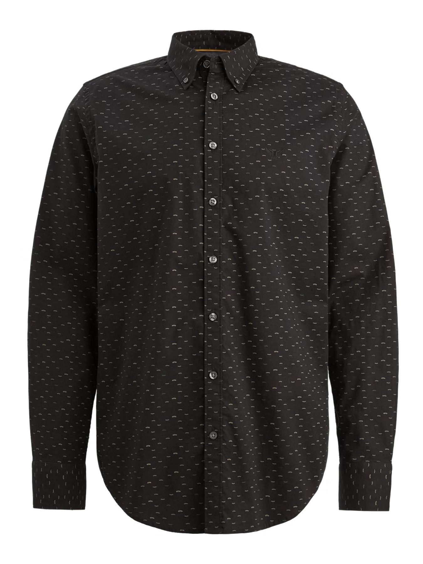 Pme Legend LONG SLEEVE SHIRT Allover print on Jet Black 2900156366013