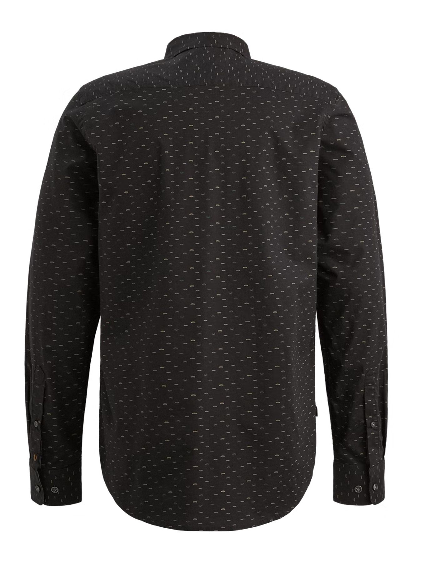 Pme Legend LONG SLEEVE SHIRT Allover print on Jet Black 2900156366013