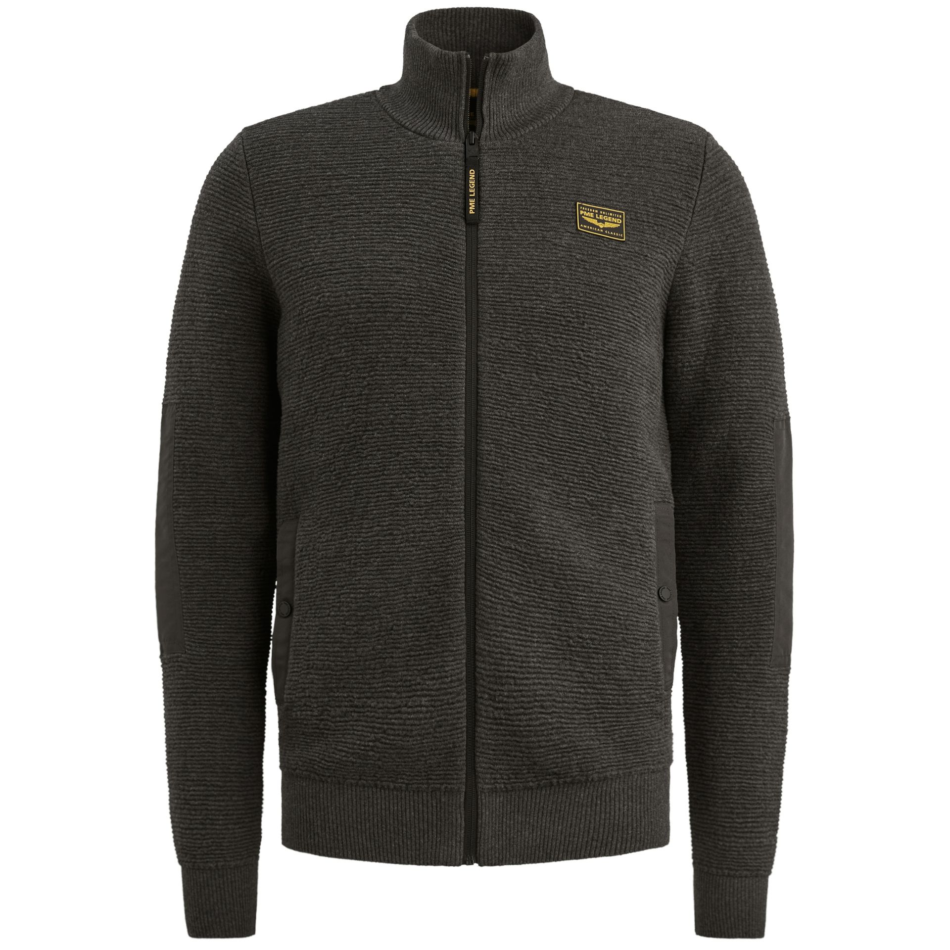Pme Legend Zip jacket texture yarn White/Light Blue 00113209-971