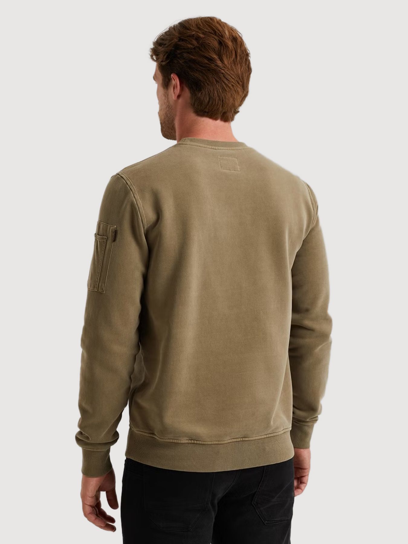 Pme Legend Crewneck peach fleece gd Dusky Green 2900156373011