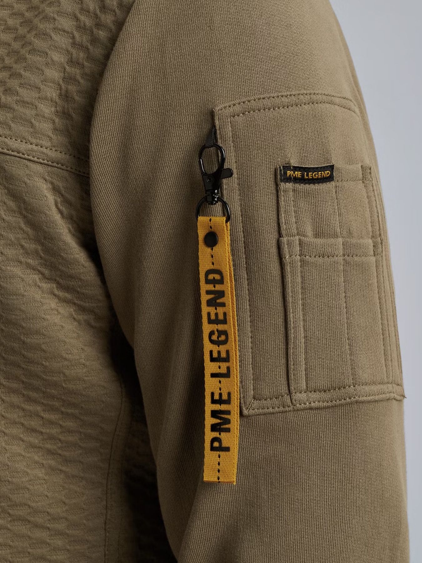 Pme Legend Zip jacket jacquard interlock swea Dusky Green 2900156375039