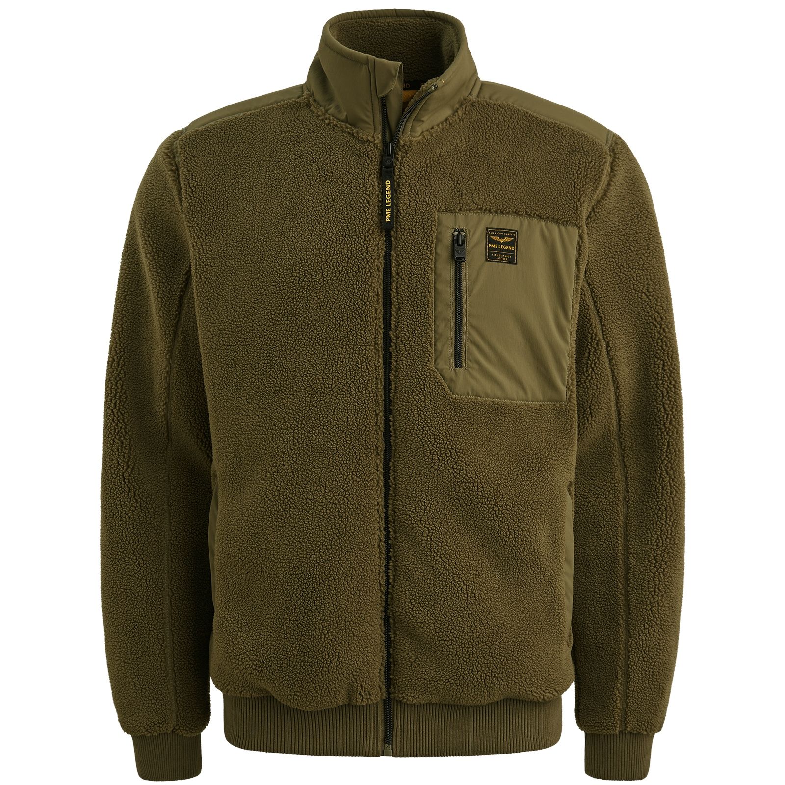 Pme Legend Zip jacket sherpa Dusky Green 00113217-6389