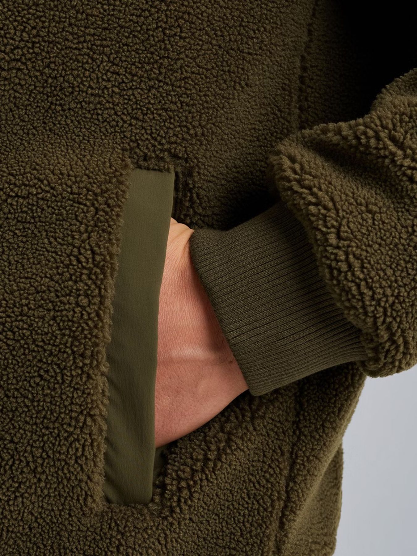 Pme Legend Zip jacket sherpa Dusky Green 2900156376050