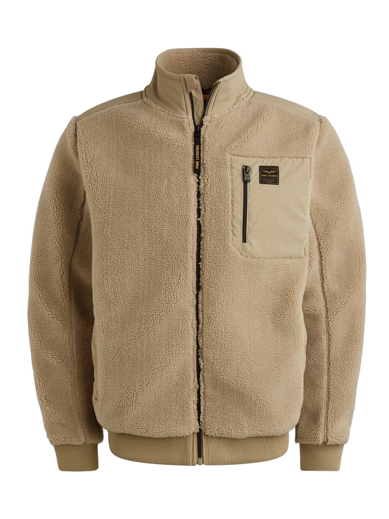 Pme Legend Zip jacket sherpa Aluminum 2900156377040