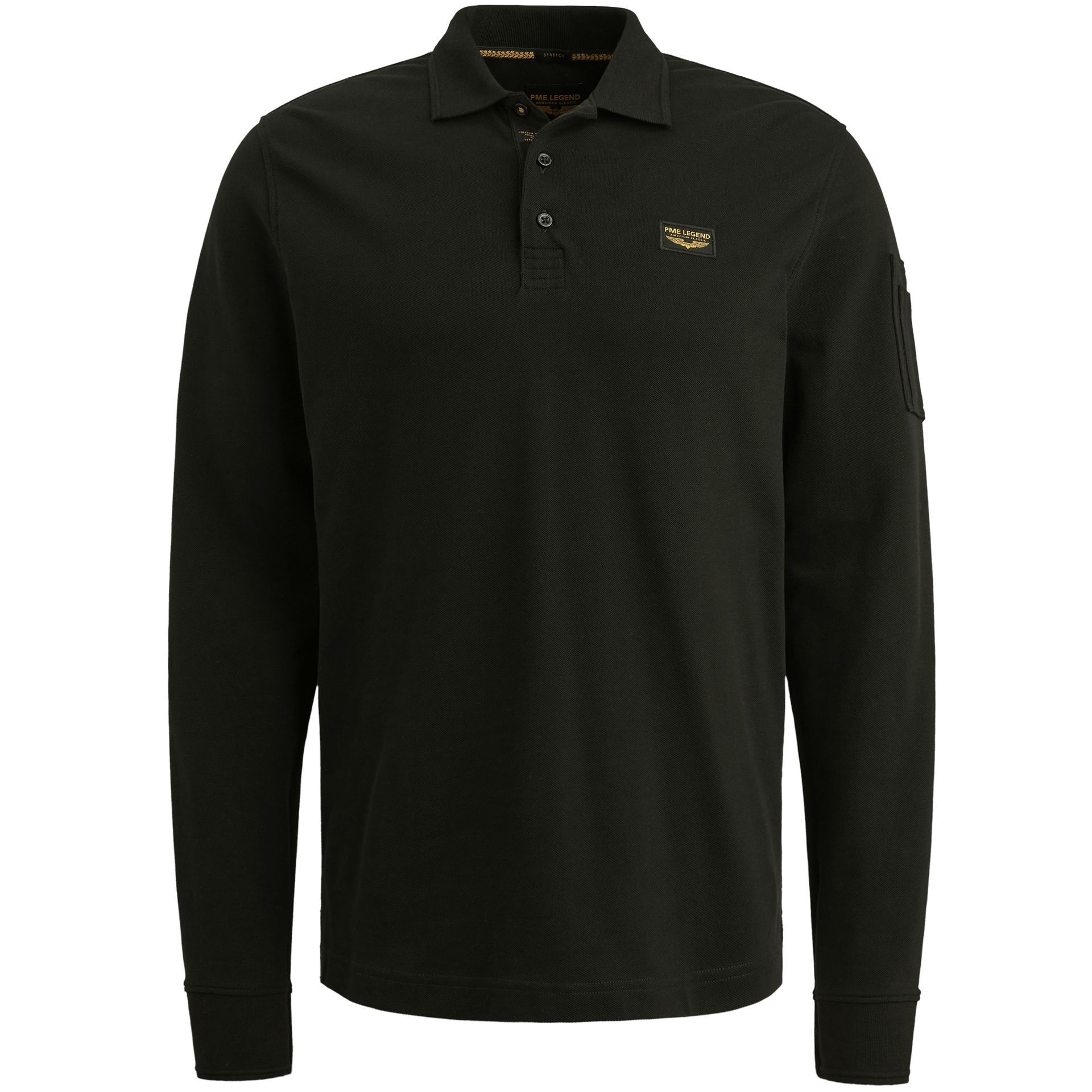 Pme Legend Long sleeve polo American Classic Black 2900156378054