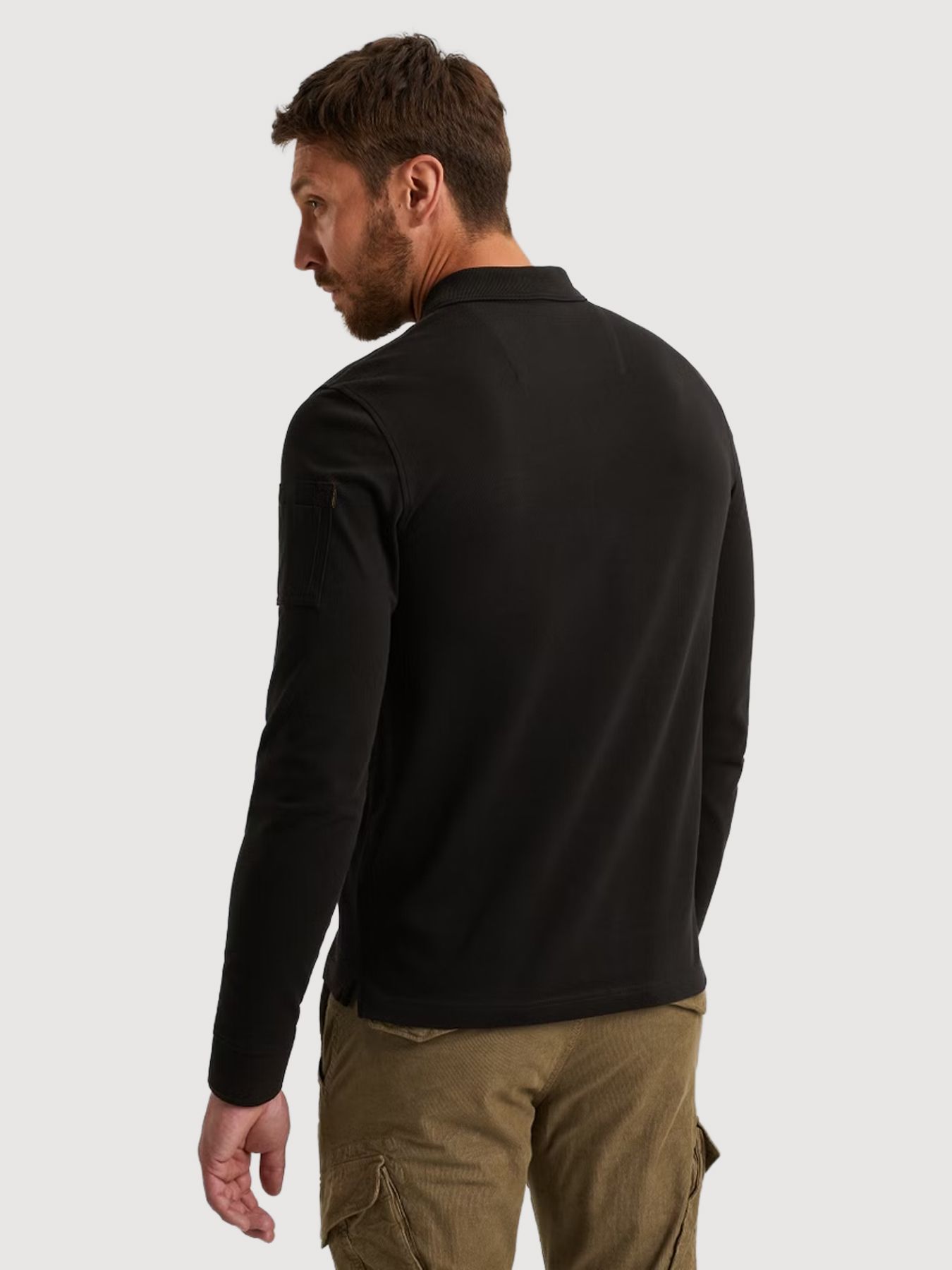 Pme Legend Long sleeve polo American Classic Black 2900156378054