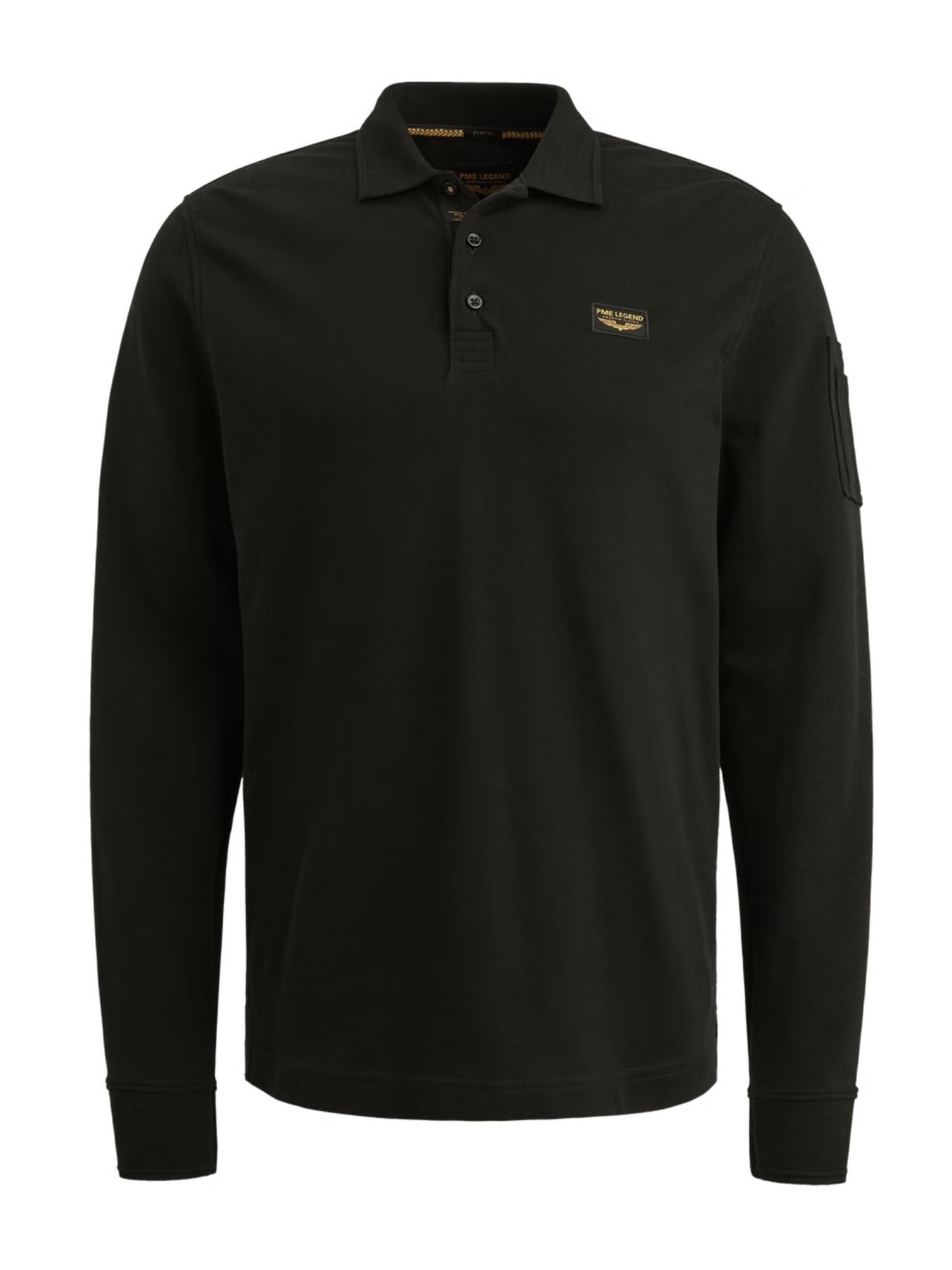 Pme Legend Long sleeve polo American Classic Black 2900156378054