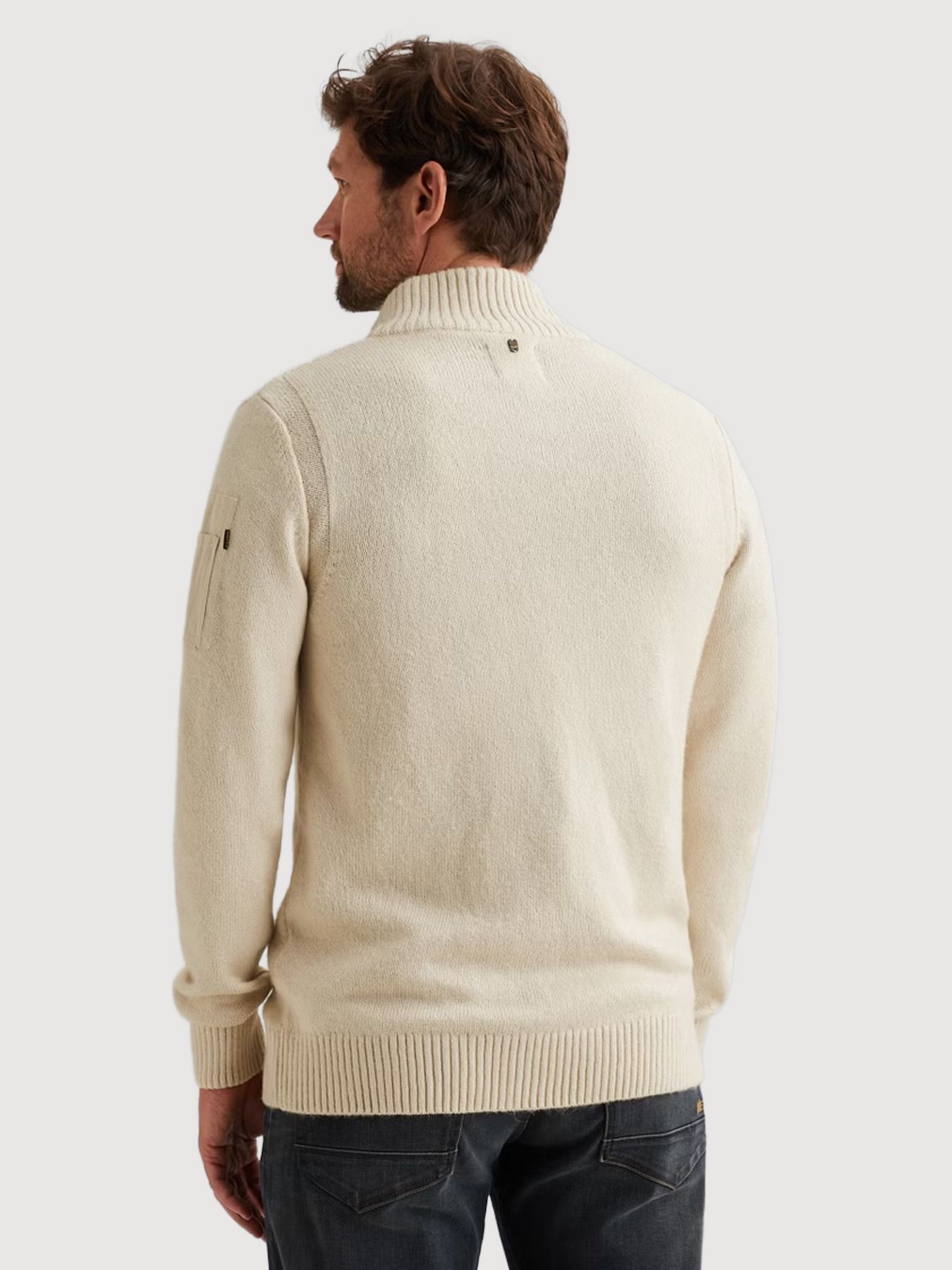 Pme Legend Half zip collar soft blend Bone White Melee 2900156385014