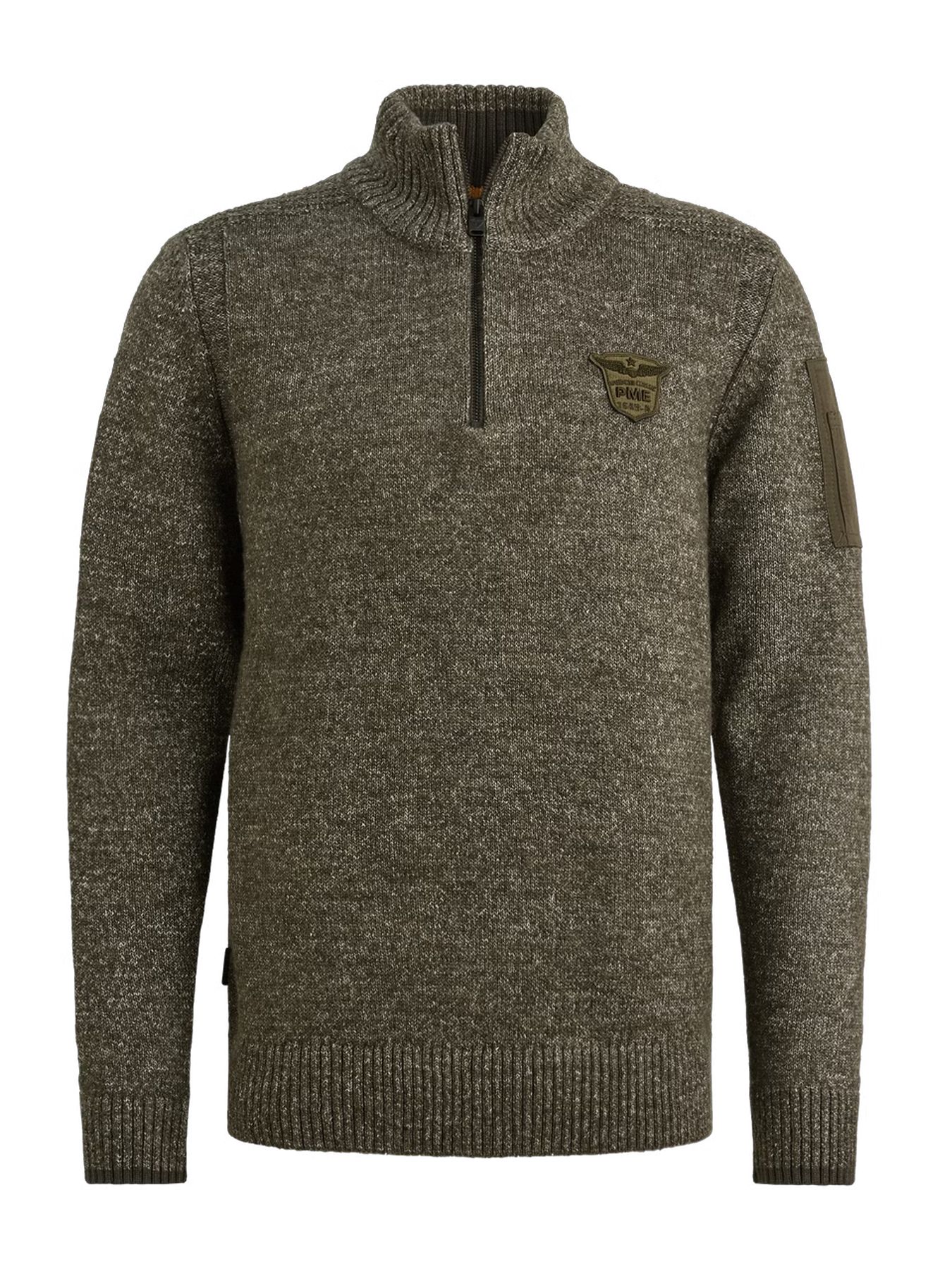 Pme Legend Half zip collar soft blend Mid Grey Melee 2900156386028