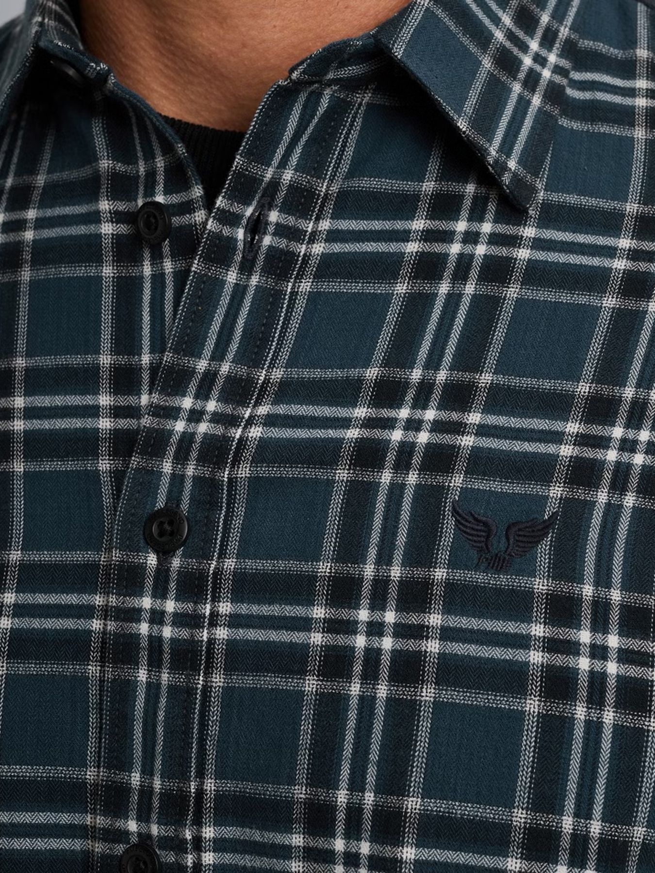 Pme Legend LONG SLEEVE SHIRT Herringbone Yarn Salute 2900156389012