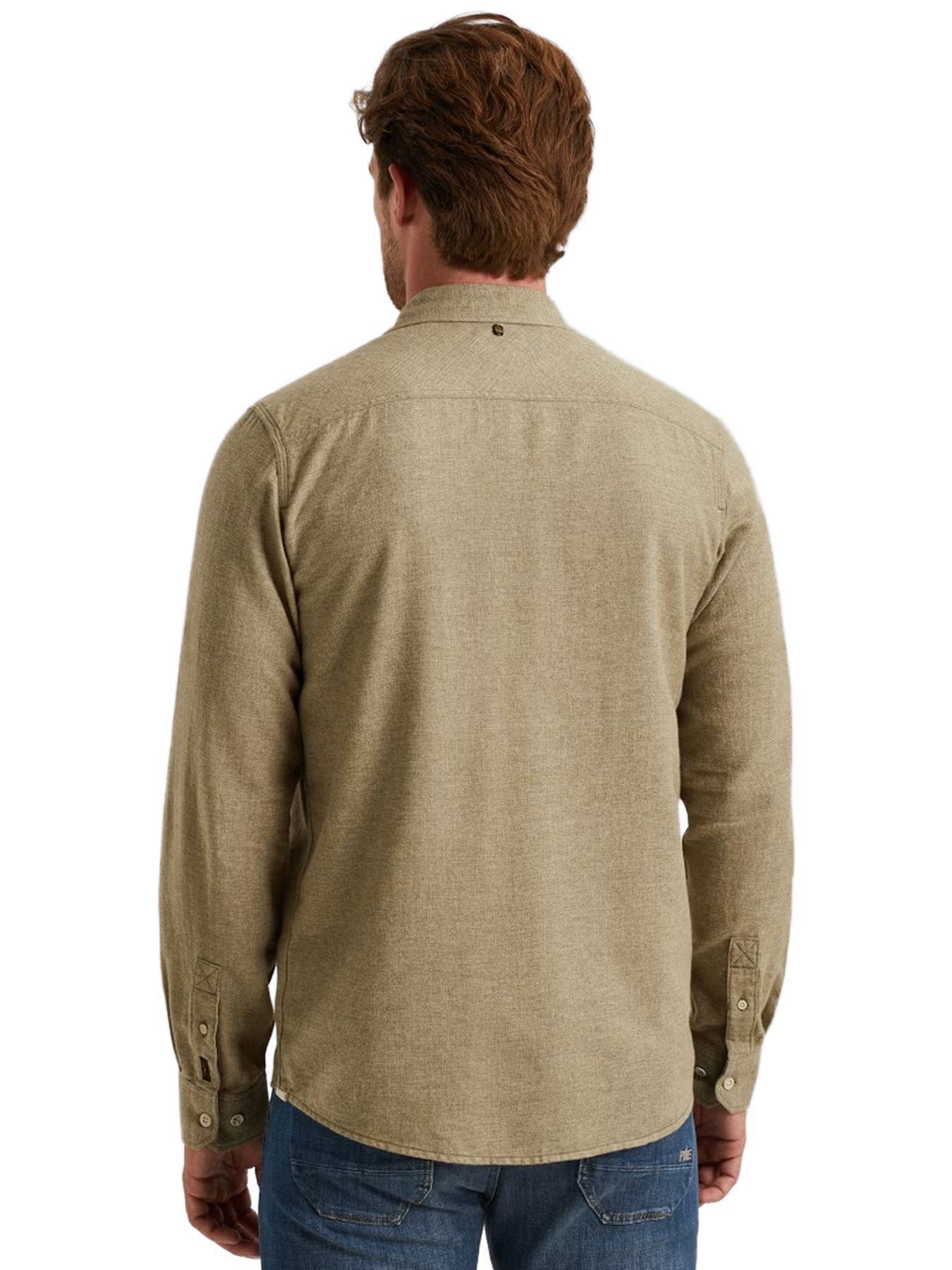 Pme Legend LONG SLEEVE SHIRT YarnDyed Grindle Dusky Green 2900156391046