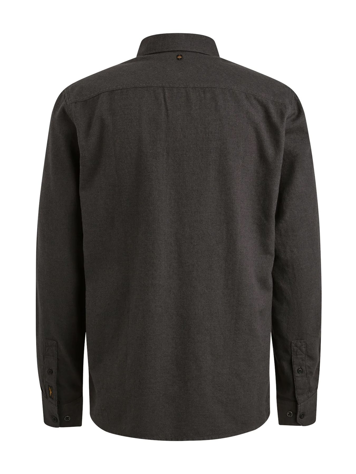 Pme Legend LONG SLEEVE SHIRT YarnDyed Grindle Jet Black 2900156392050