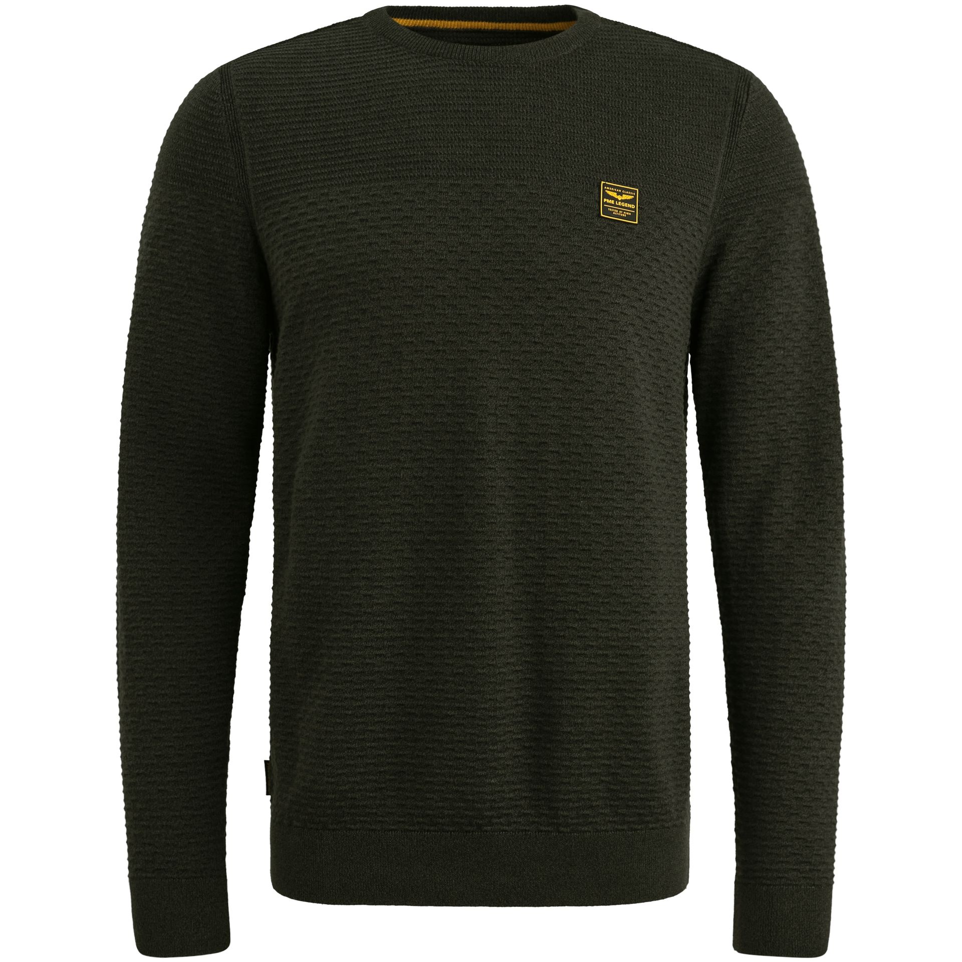 Pme Legend R-neck cotton mouline Black 2900156396034