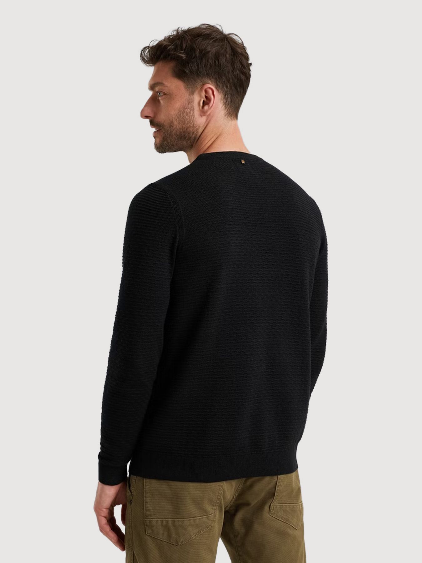 Pme Legend R-neck cotton mouline Black 2900156396034