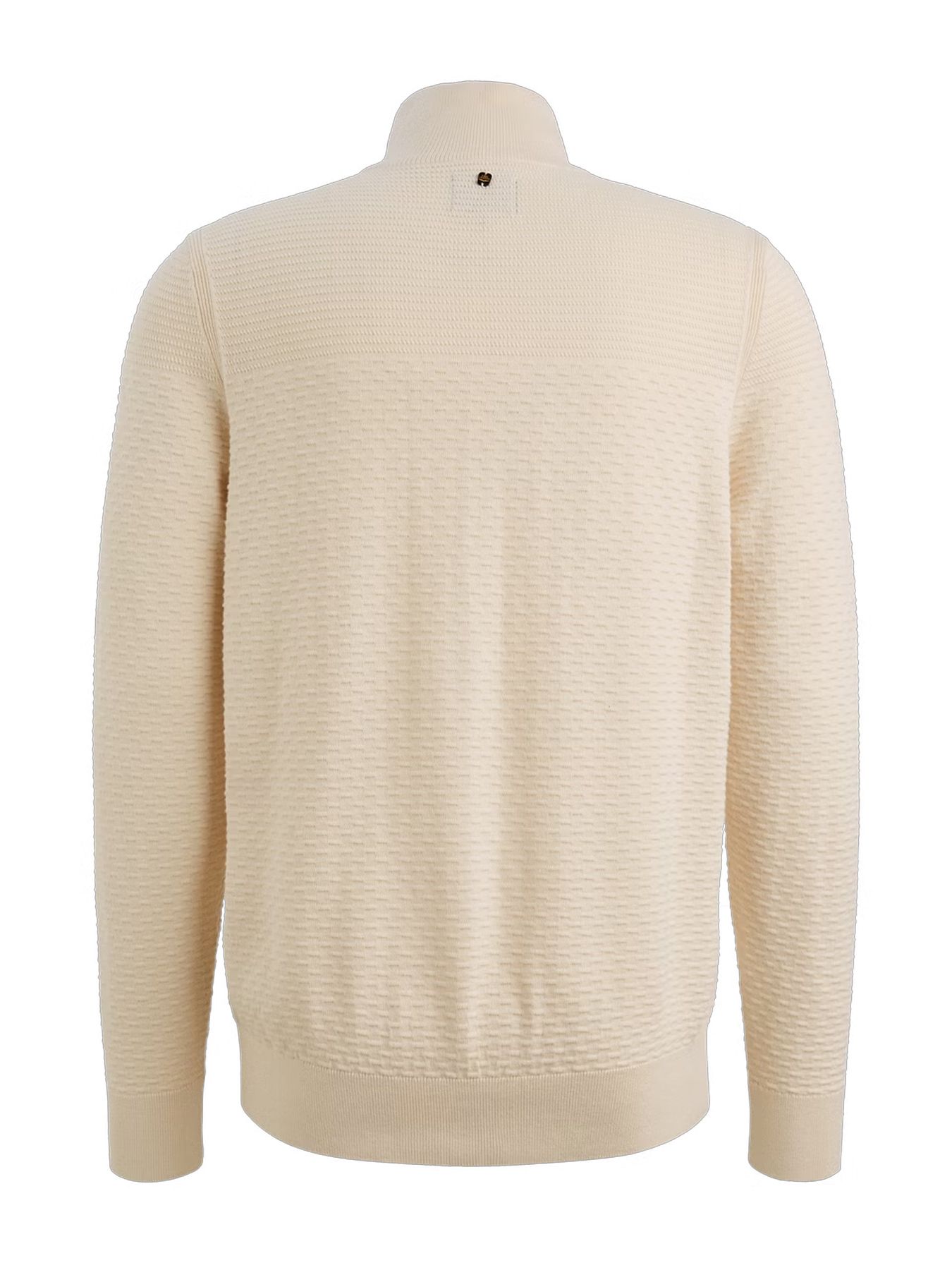 Pme Legend Half zip collar cotton mouline (or Bone White 2900156399042 Pme Legend Half zip collar cotton mouline (or Bone White 2900156399042