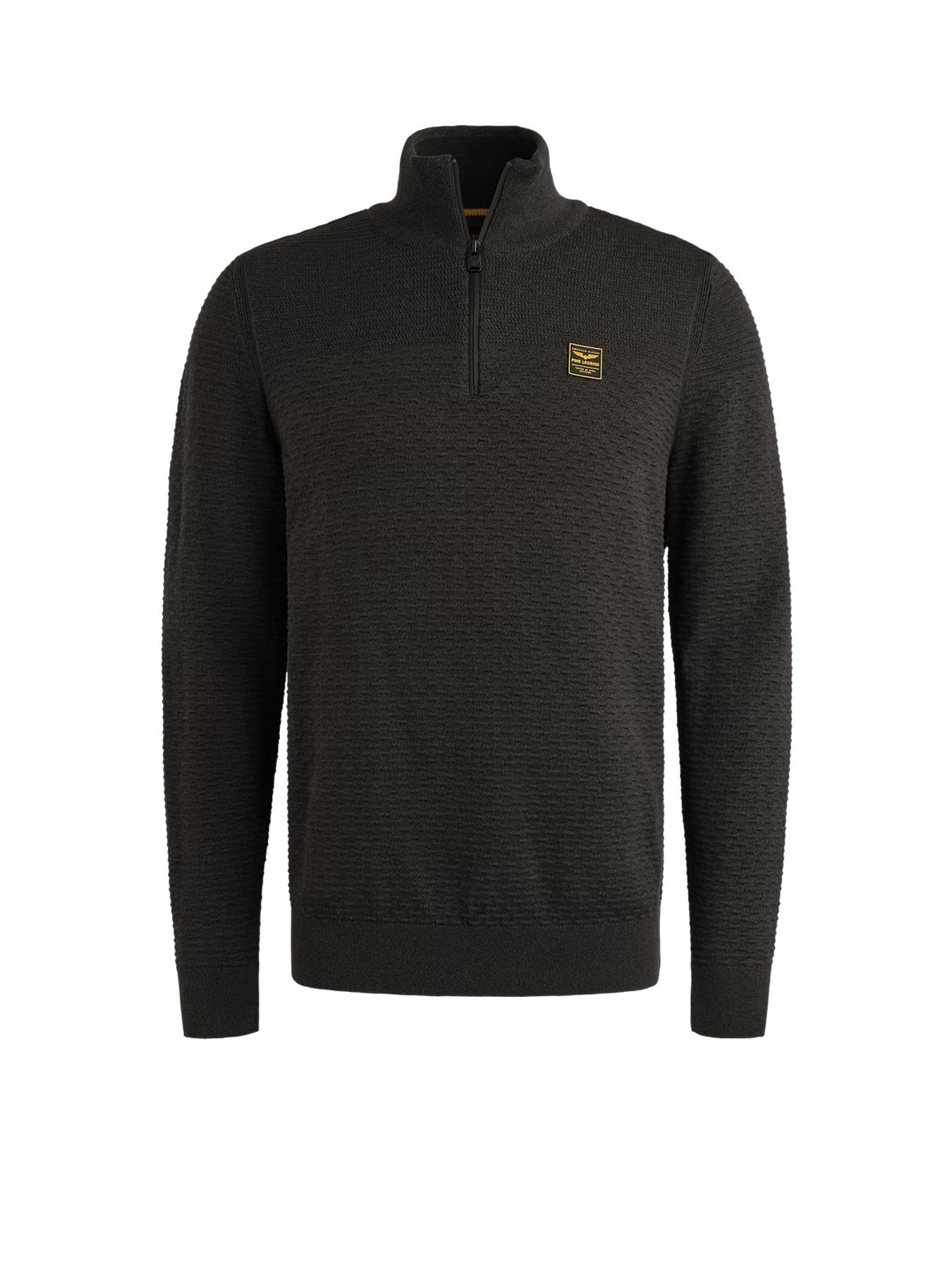 Pme Legend Half zip collar cotton mouline (or Black 2900156400052