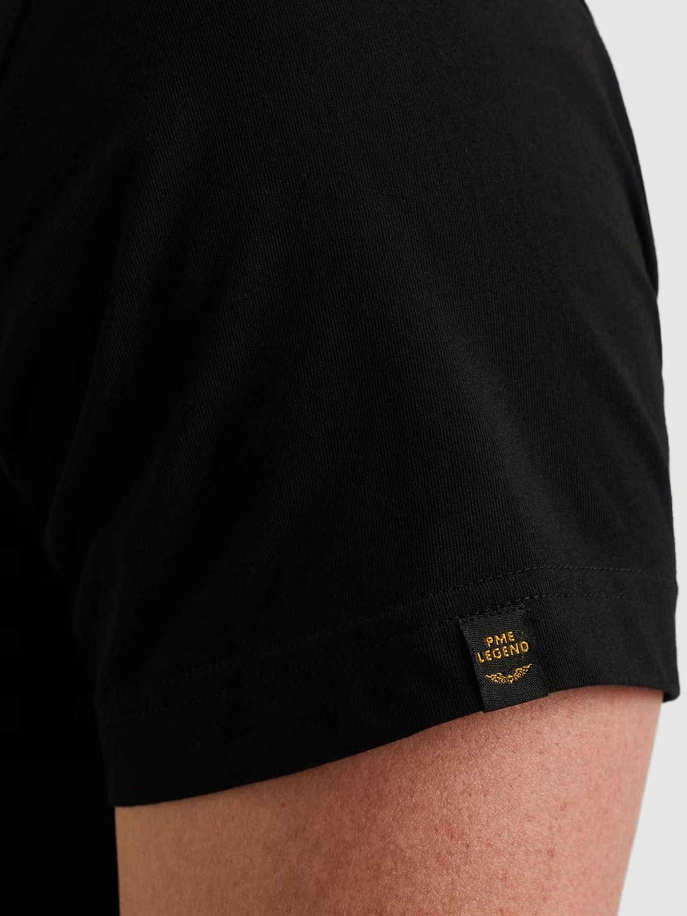 Pme Legend Short sleeve r-neck single jersey Black 2900156401035