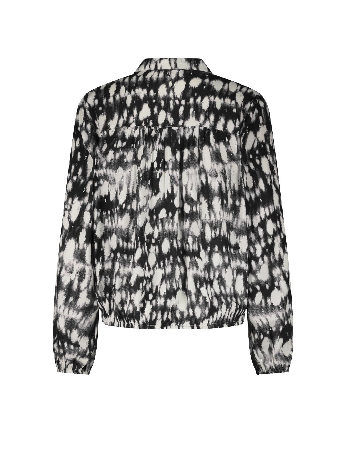 Tramontana Blouse Clouded Dots Print Blacks 009998 2900156424010 Tramontana Blouse Clouded Dots Print Blacks 009998 2900156424010