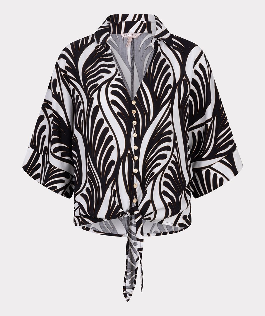 Esqualo Blouse knot Summer vibes 999 print 2900156440140