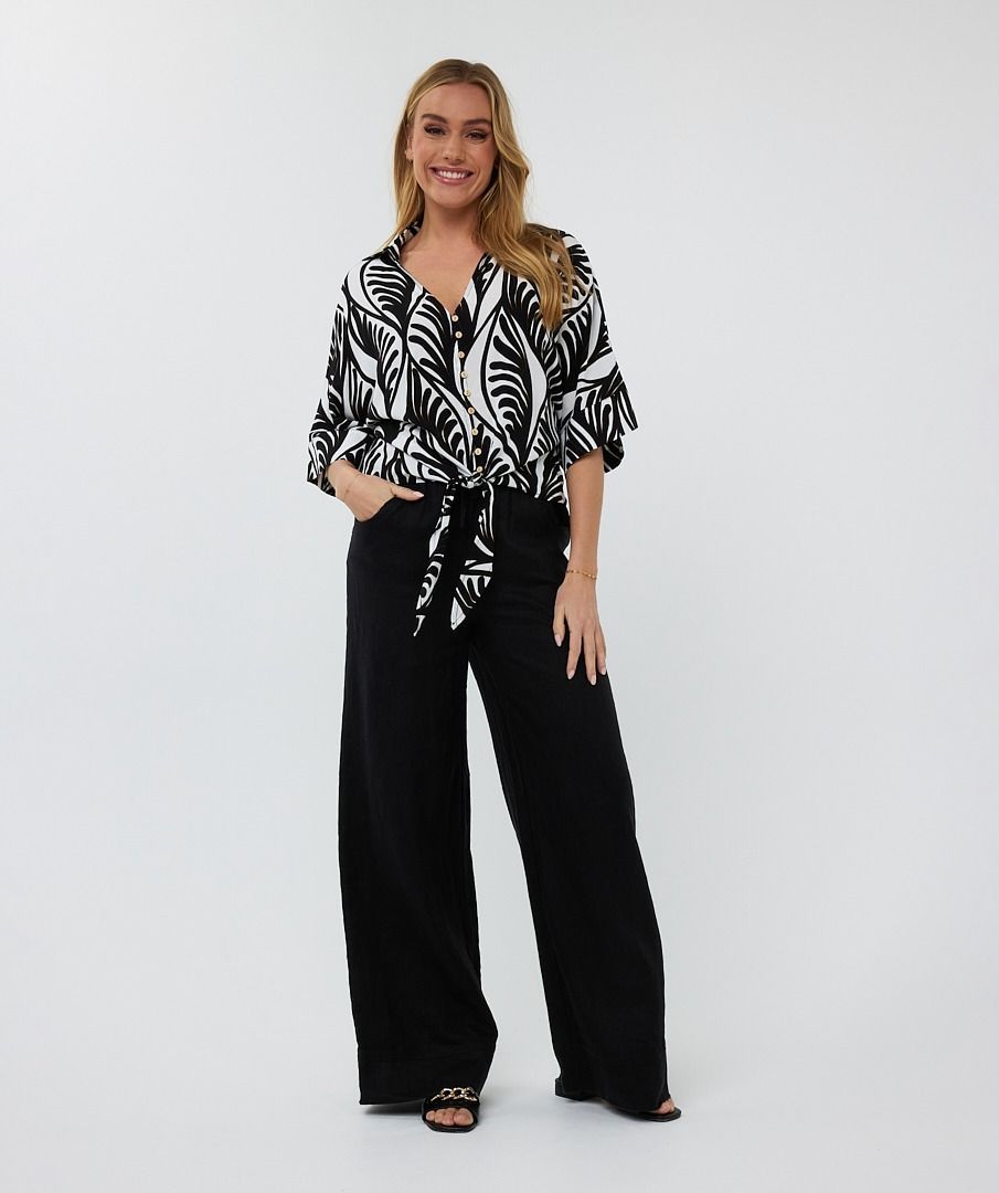 Esqualo Blouse knot Summer vibes 999 print 2900156440140