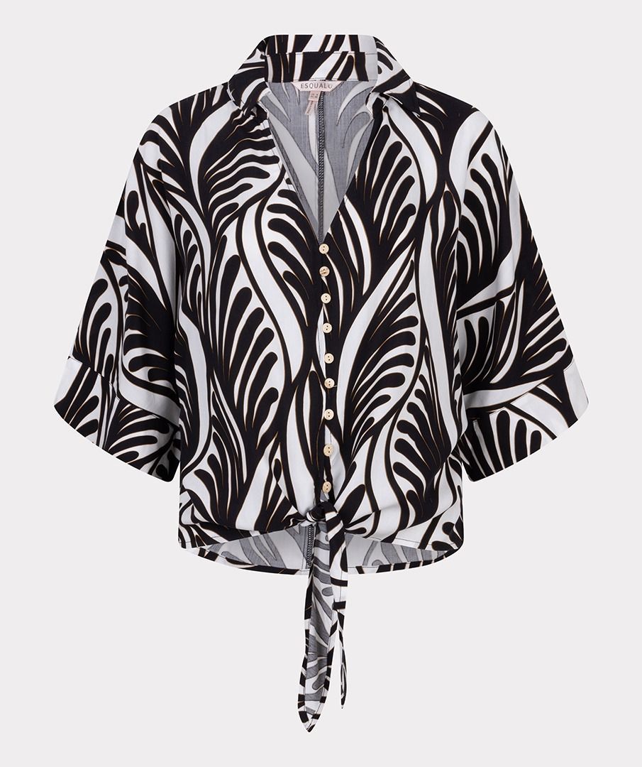 Esqualo Blouse knot Summer vibes 999 print 2900156440140